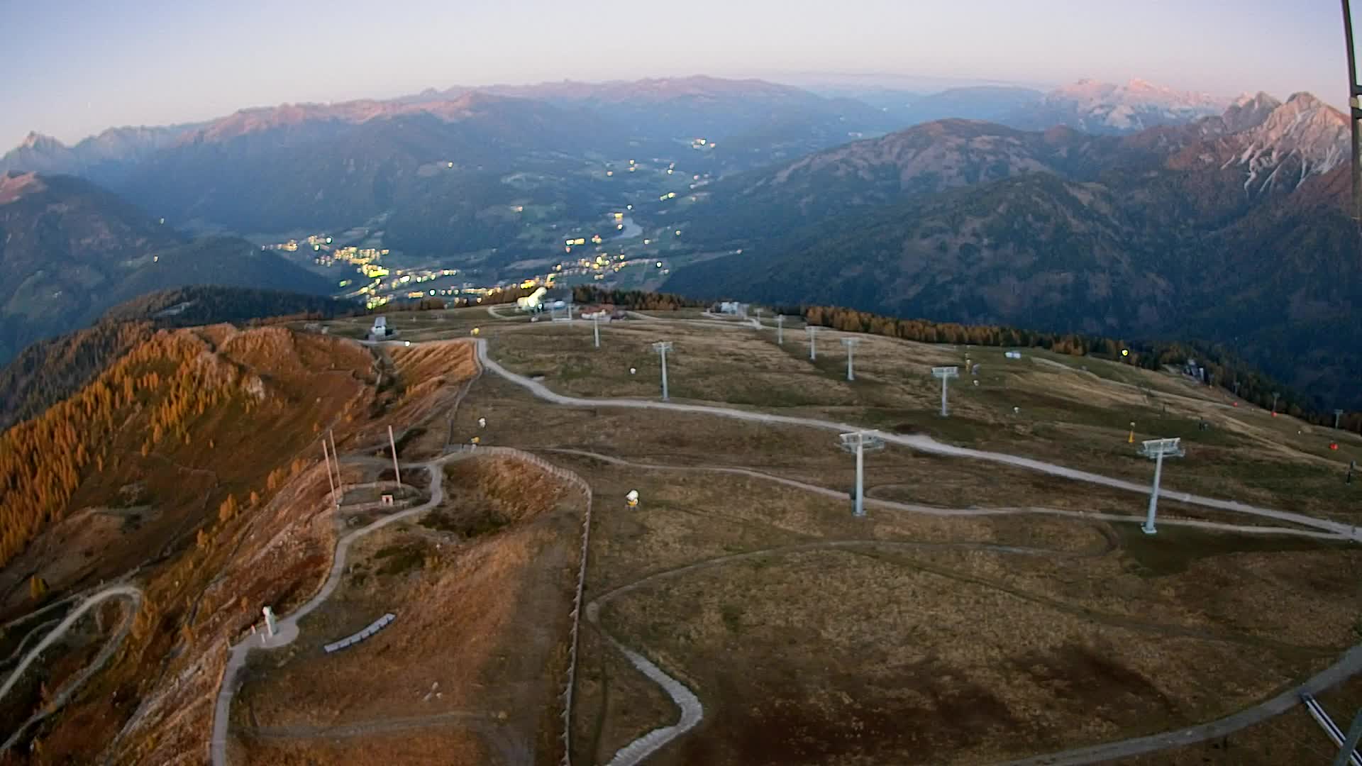 Kronplatz-Gipfel | Blick nach Olang – Valdaora