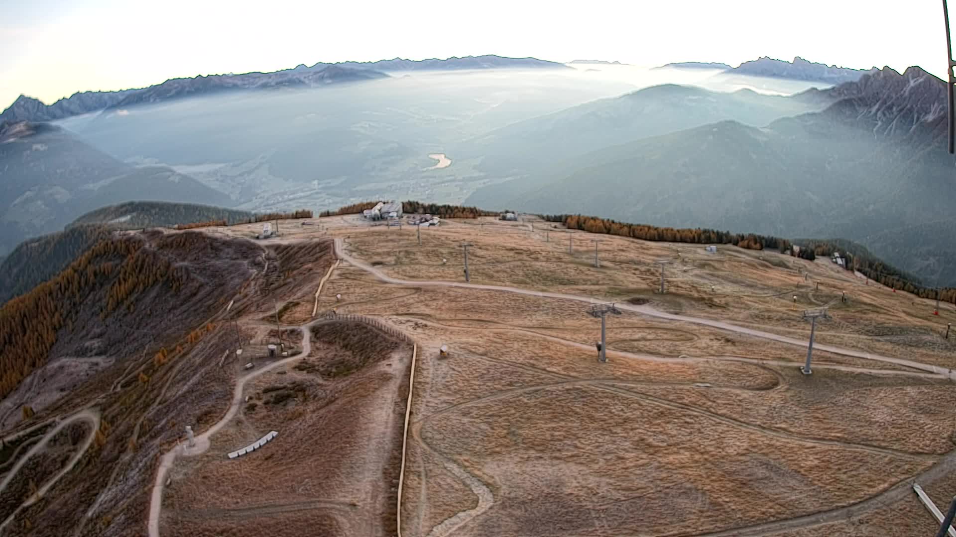 Kronplatz-Gipfel | Blick nach Olang – Valdaora