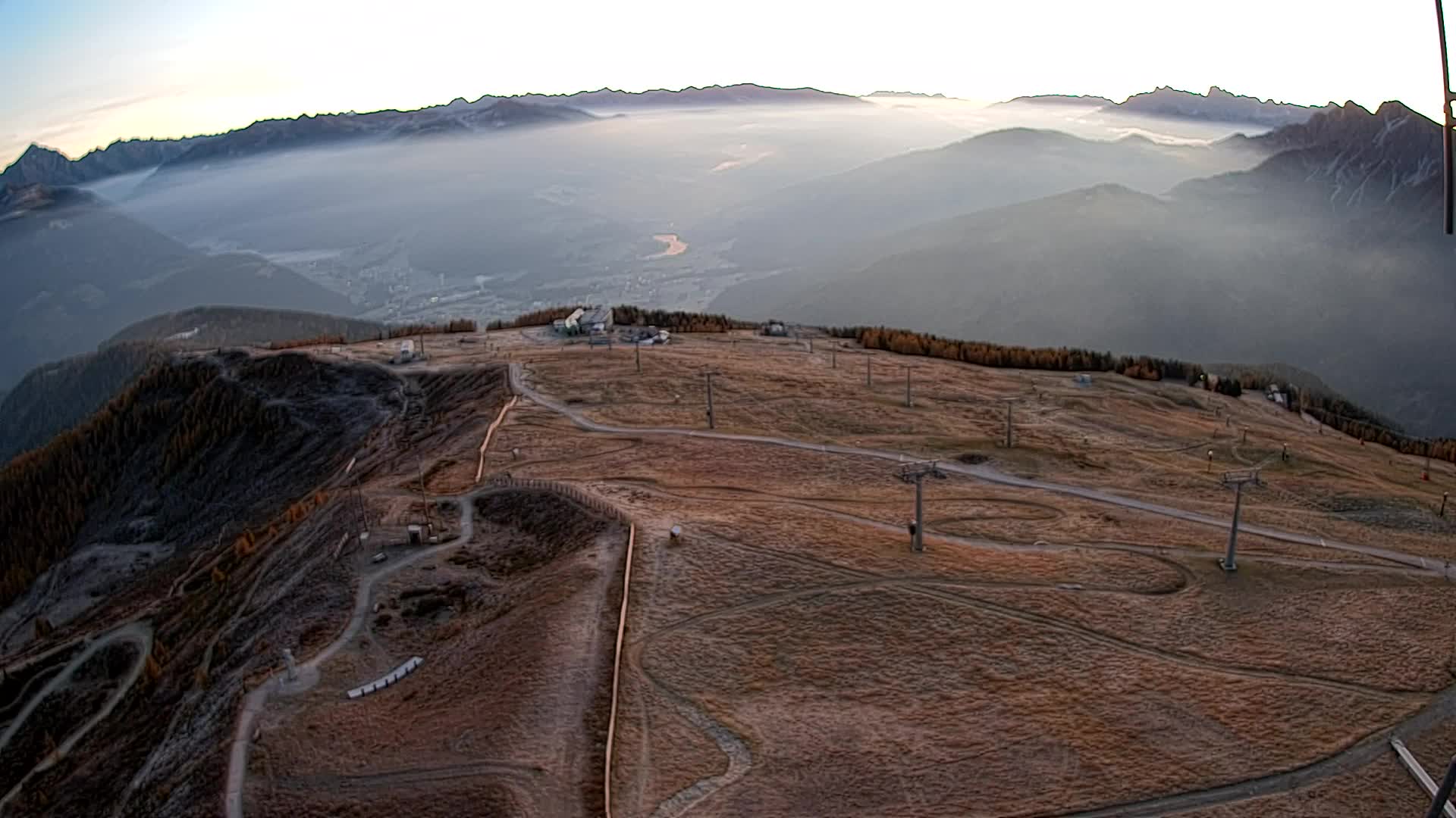 Kronplatz-Gipfel | Blick nach Olang – Valdaora