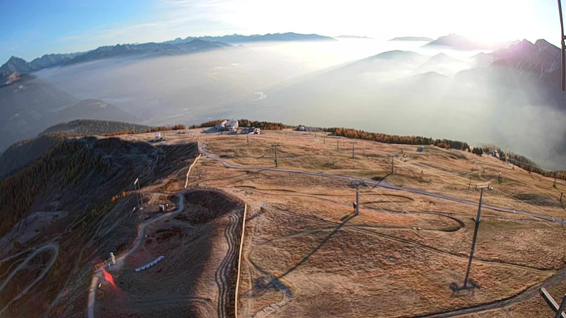 Kronplatz-Gipfel | Blick nach Olang – Valdaora
