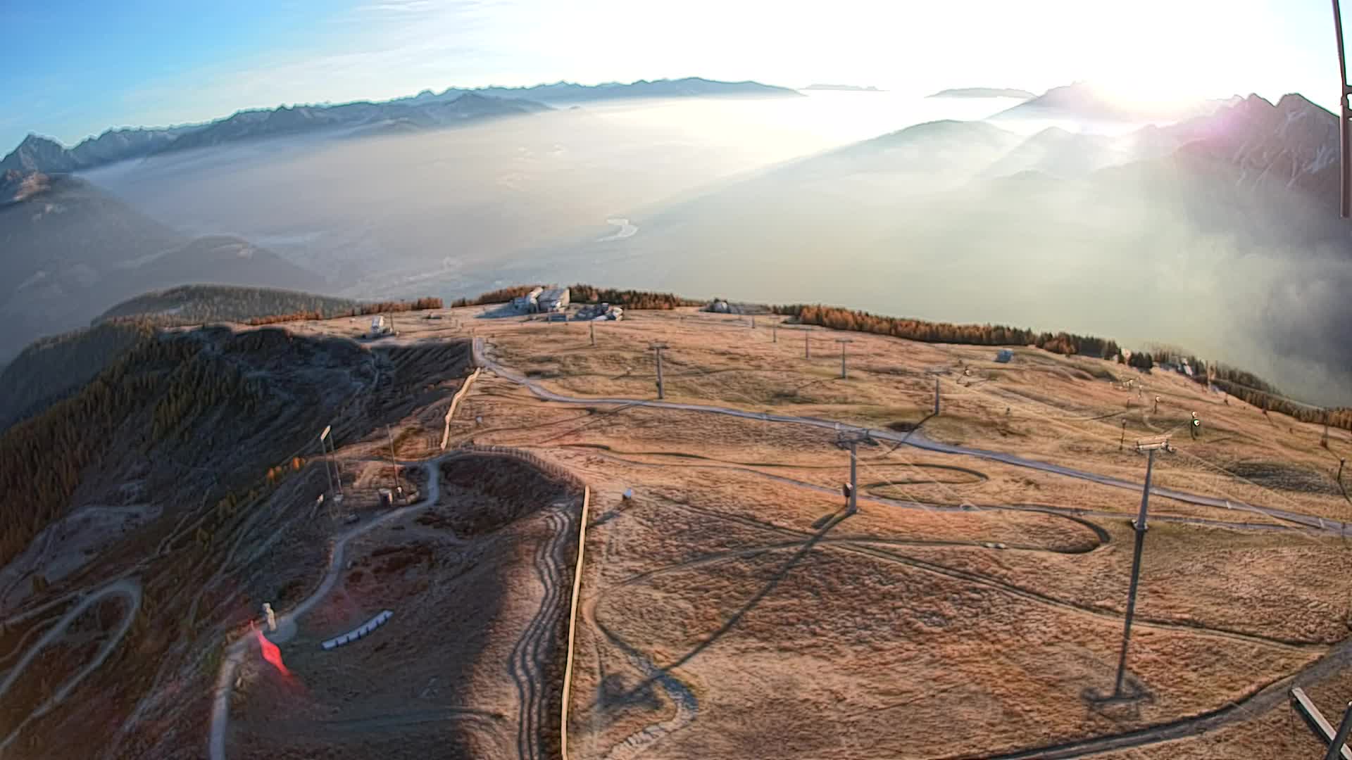 Kronplatz-Gipfel | Blick nach Olang – Valdaora