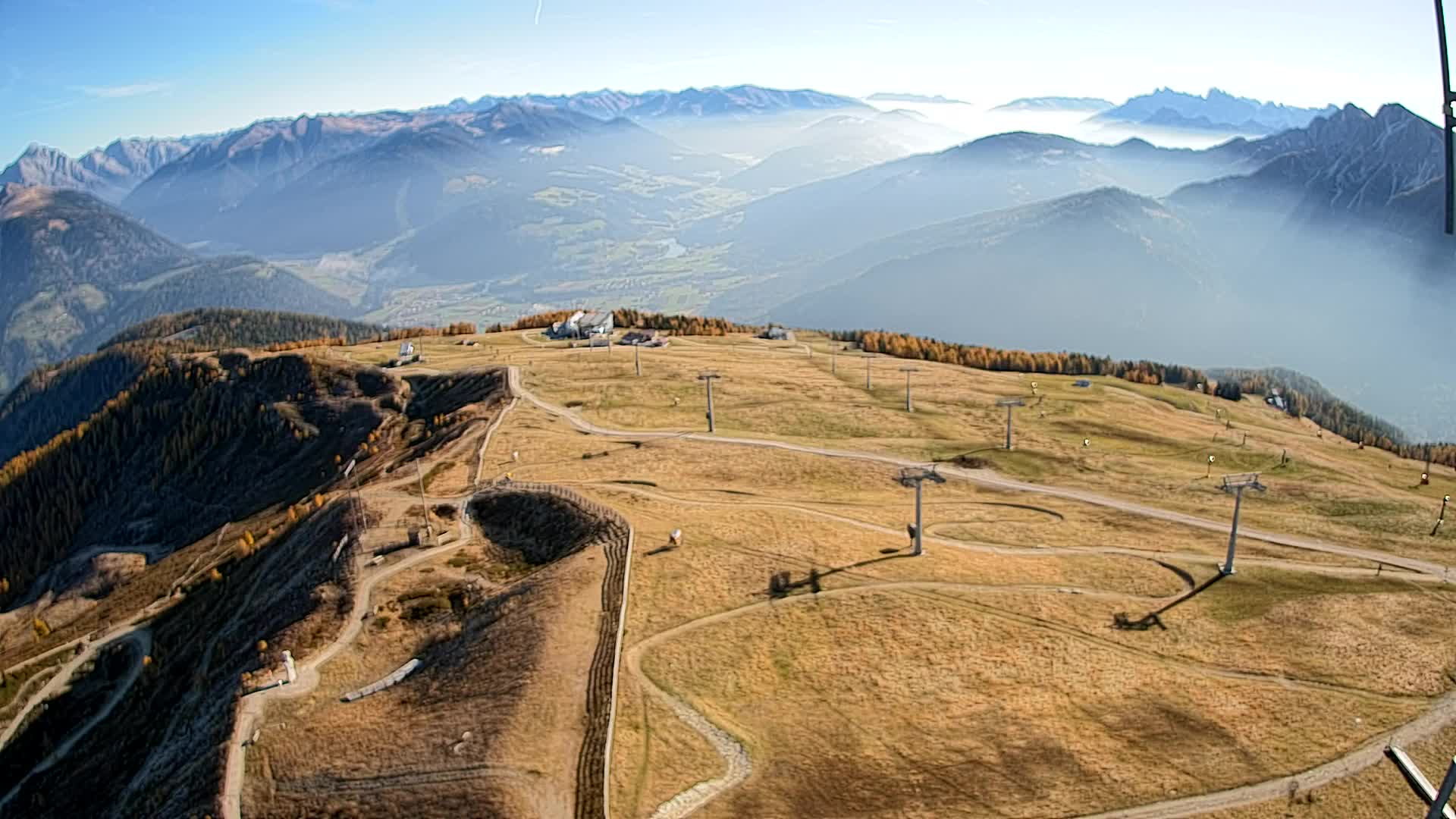 Kronplatz-Gipfel | Blick nach Olang – Valdaora