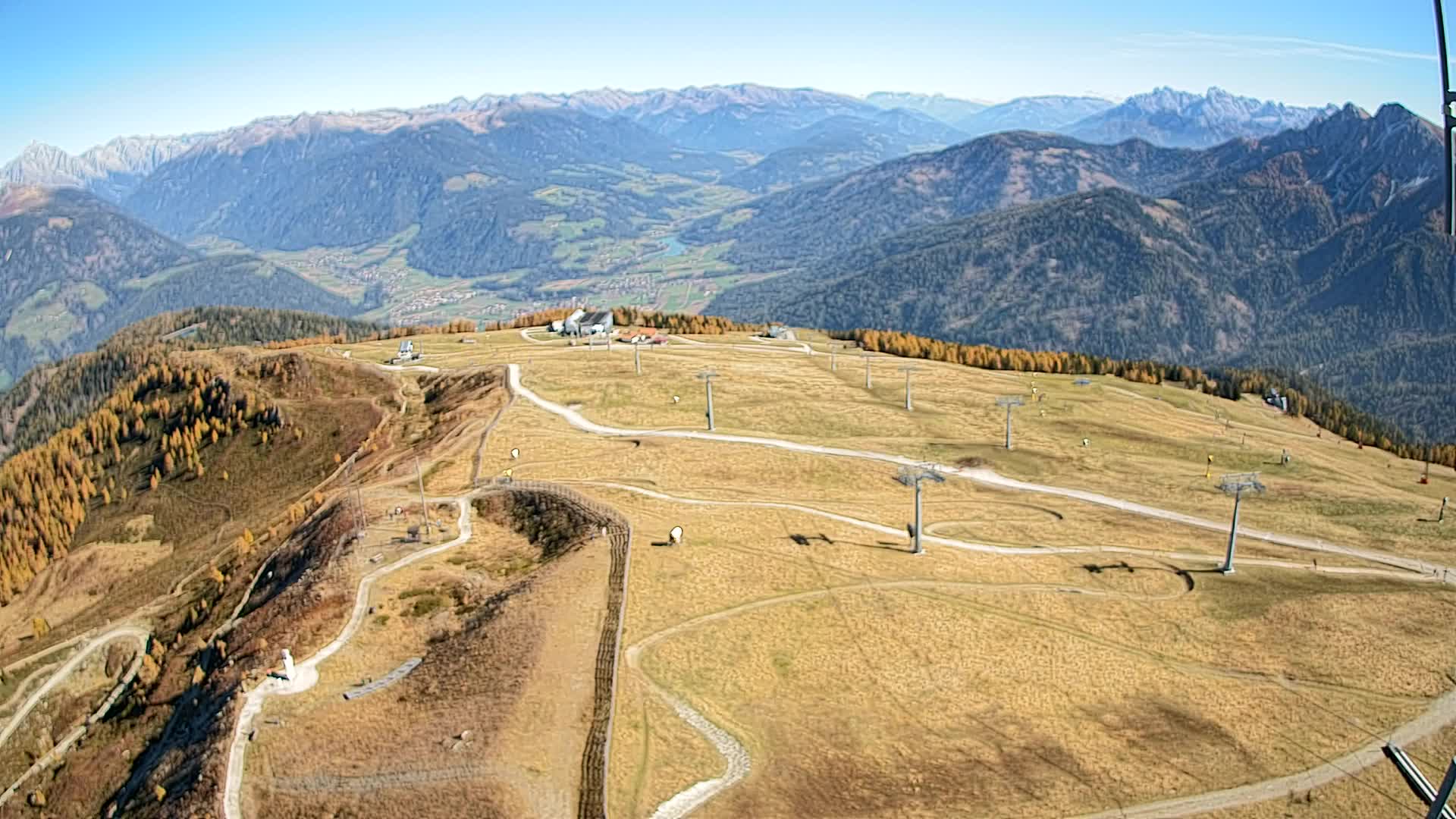 Kronplatz-Gipfel | Blick nach Olang – Valdaora