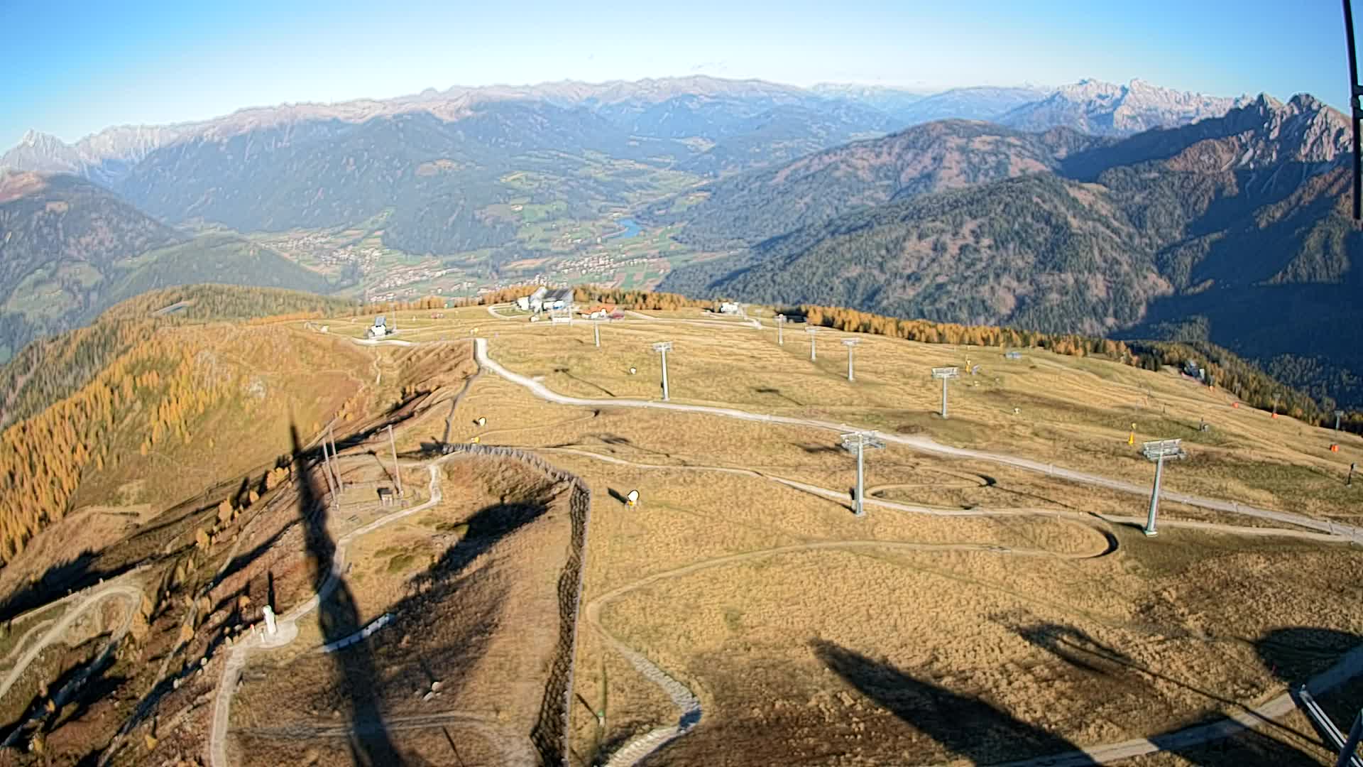 Kronplatz-Gipfel | Blick nach Olang – Valdaora