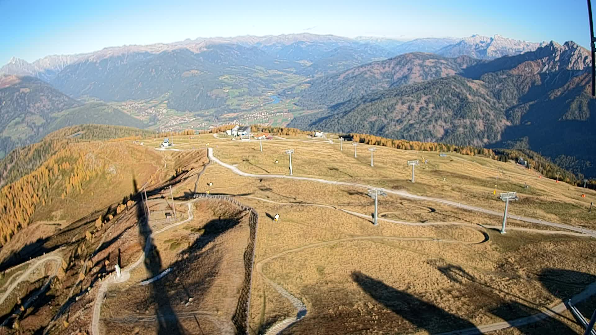 Kronplatz-Gipfel | Blick nach Olang – Valdaora