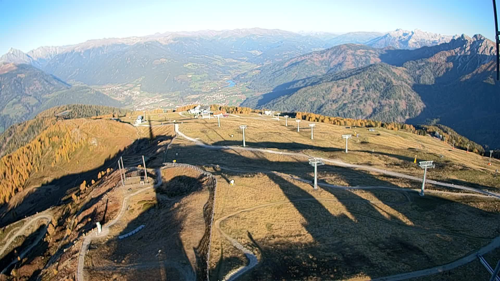 Kronplatz-Gipfel | Blick nach Olang – Valdaora