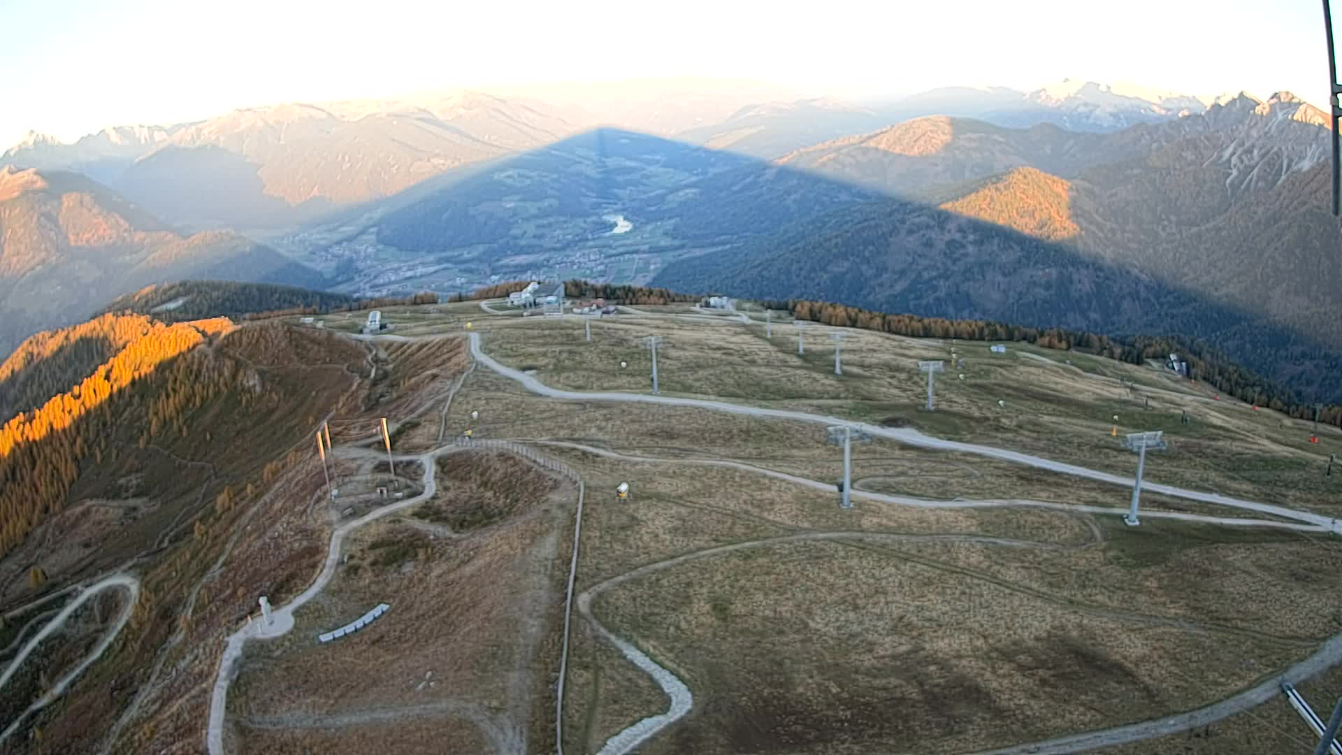 Kronplatz-Gipfel | Blick nach Olang – Valdaora