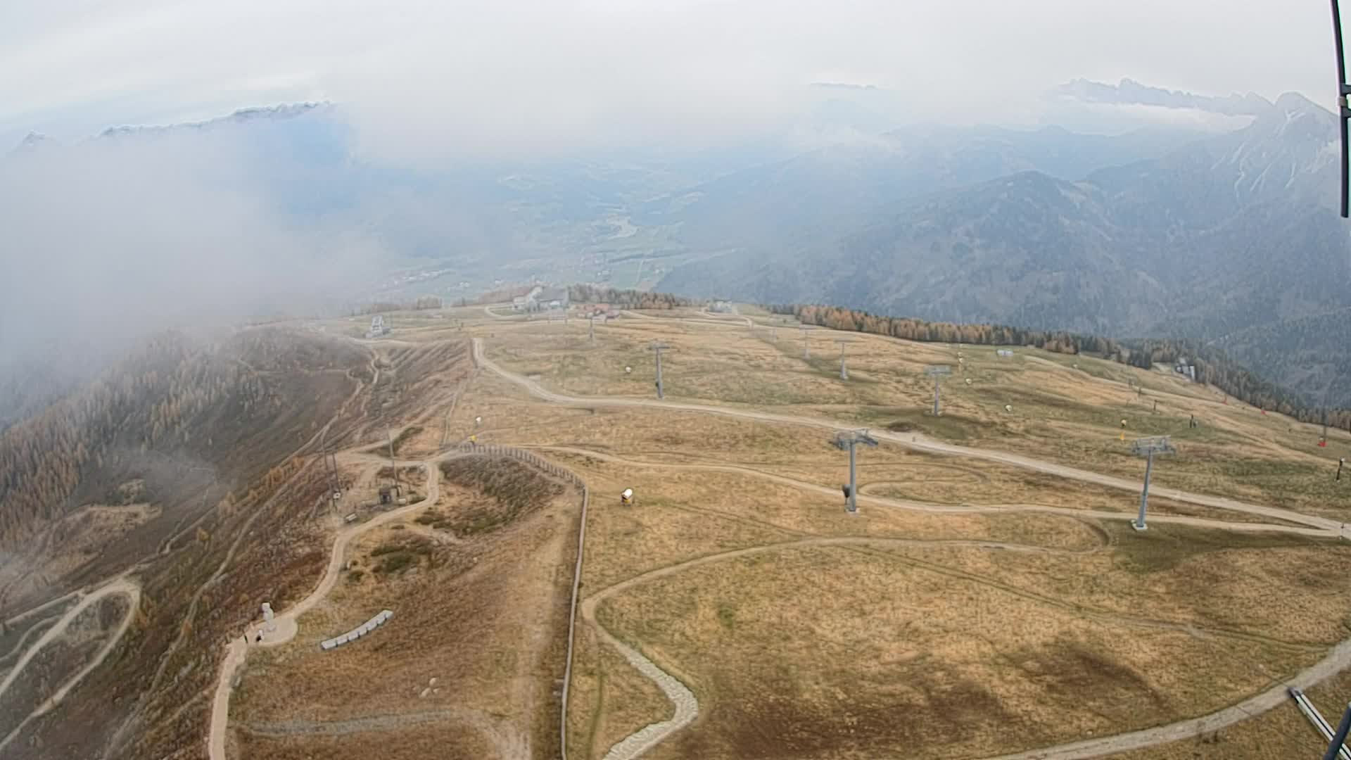 Kronplatz-Gipfel | Blick nach Olang – Valdaora