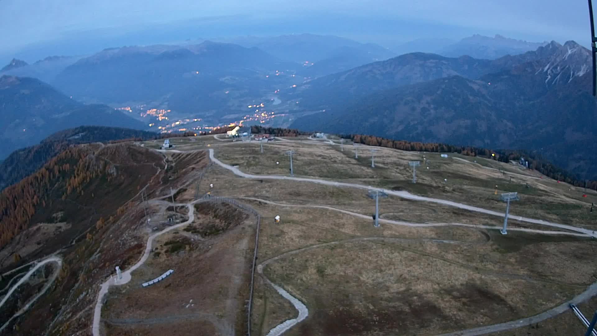 Kronplatz-Gipfel | Blick nach Olang – Valdaora