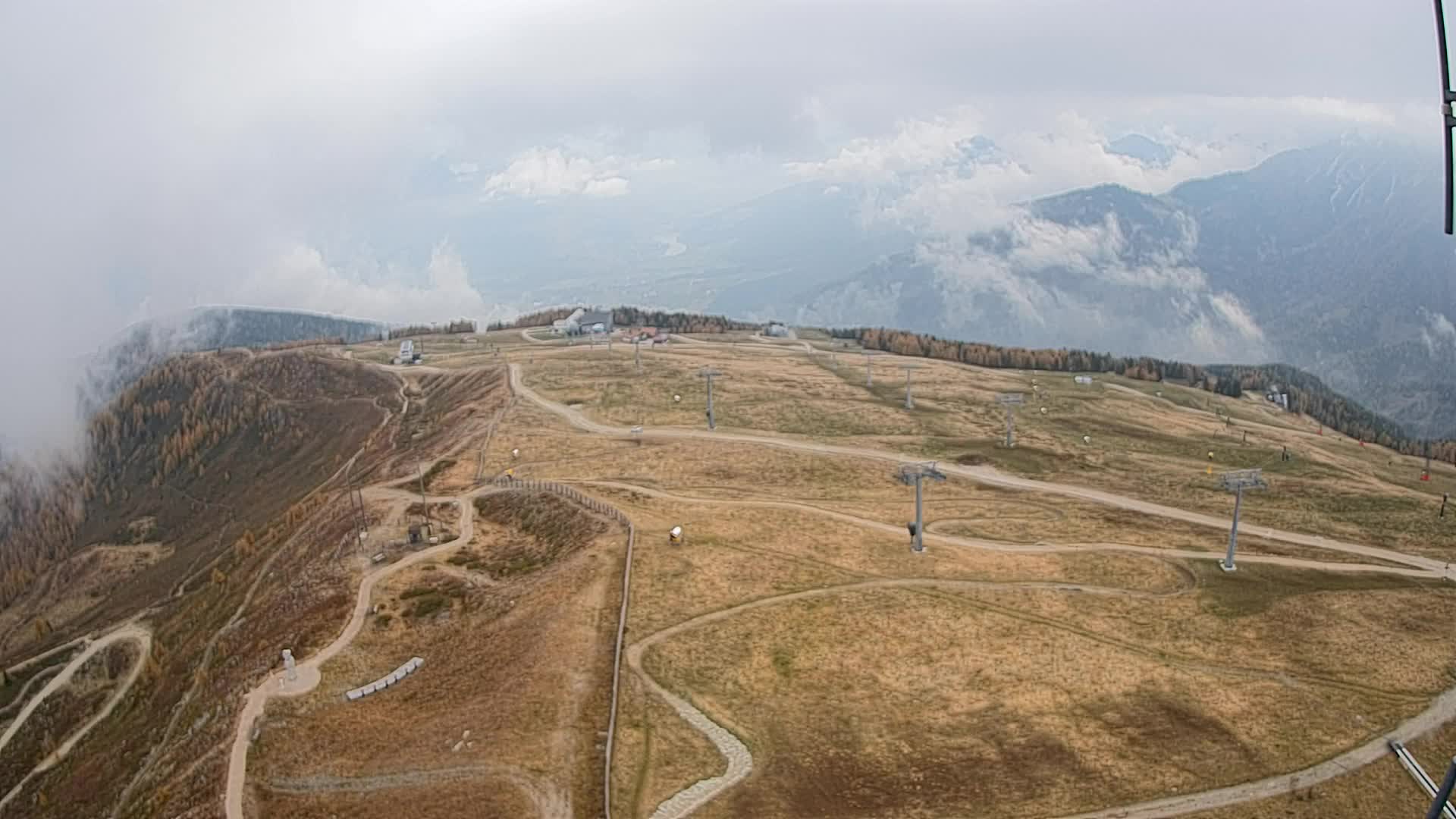 Kronplatz-Gipfel | Blick nach Olang – Valdaora