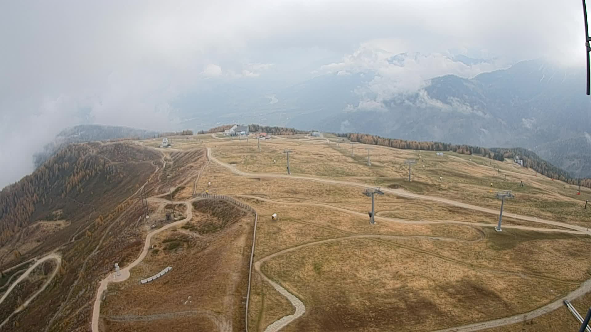 Kronplatz-Gipfel | Blick nach Olang – Valdaora