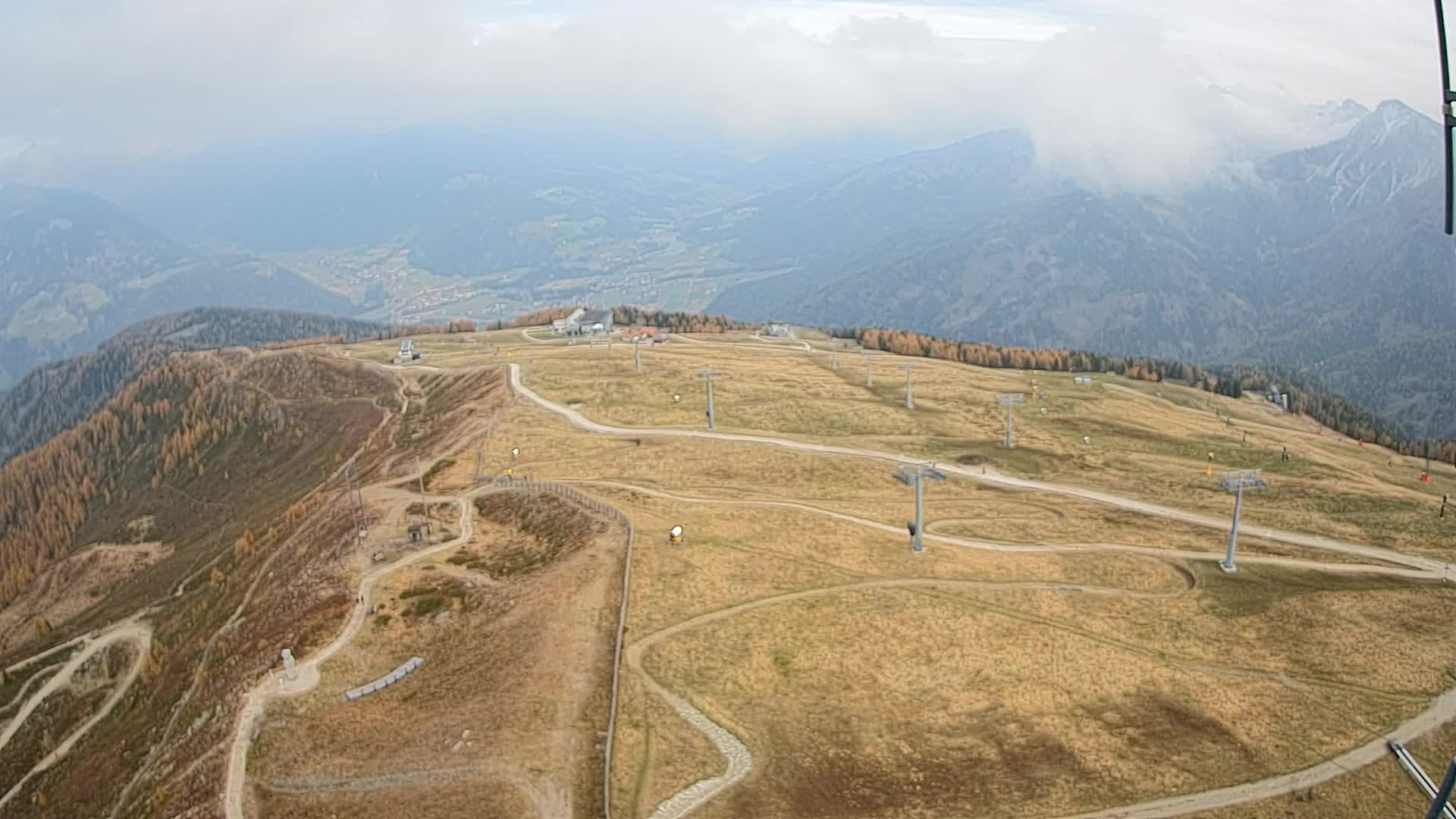 Kronplatz-Gipfel | Blick nach Olang – Valdaora