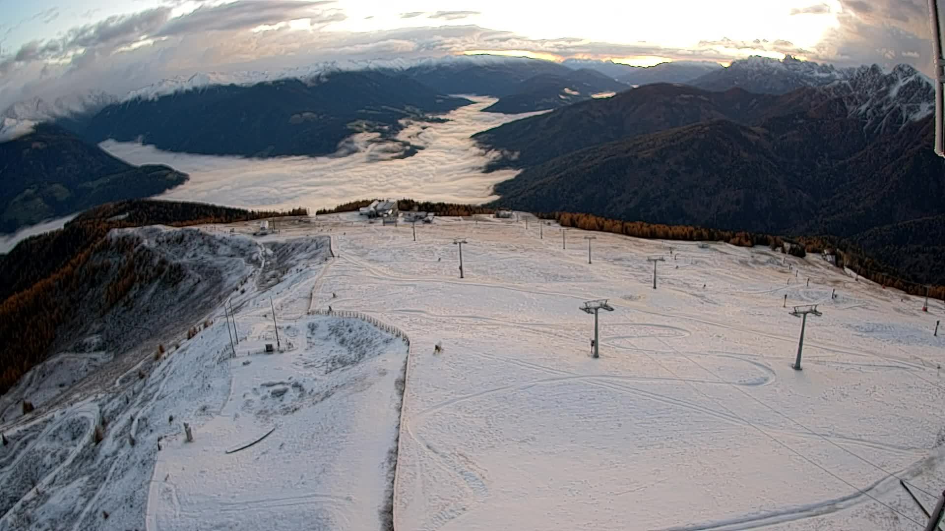Sommet du Kronplatz | vue sur Valdaora – Olang