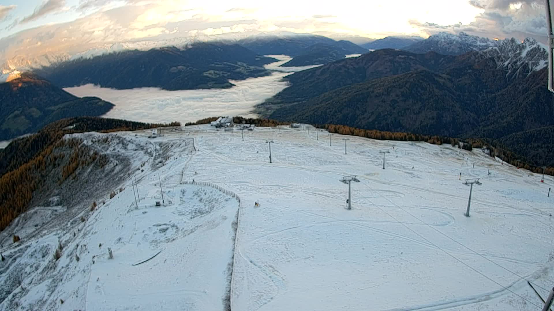 Kronplatz vrh | pogled na Valdaora – Olang