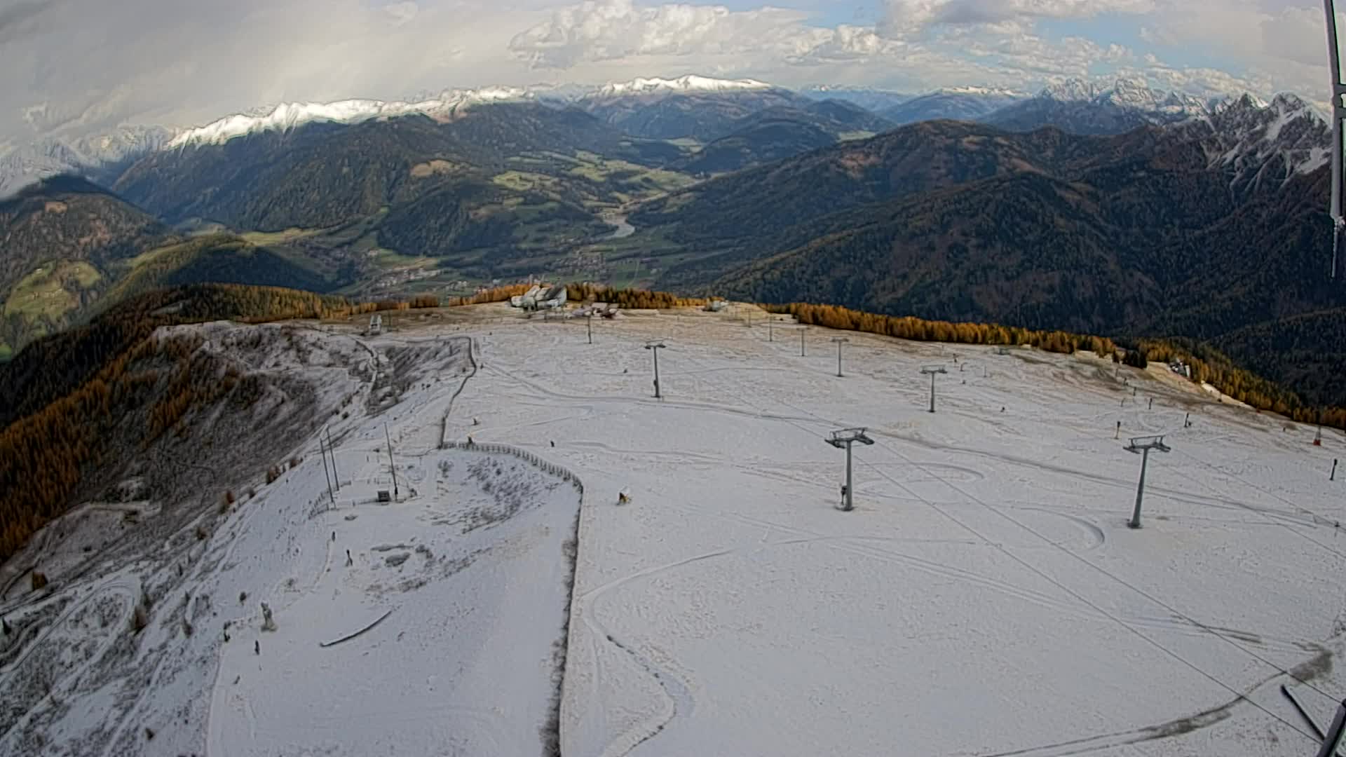 Sommet du Kronplatz | vue sur Valdaora – Olang