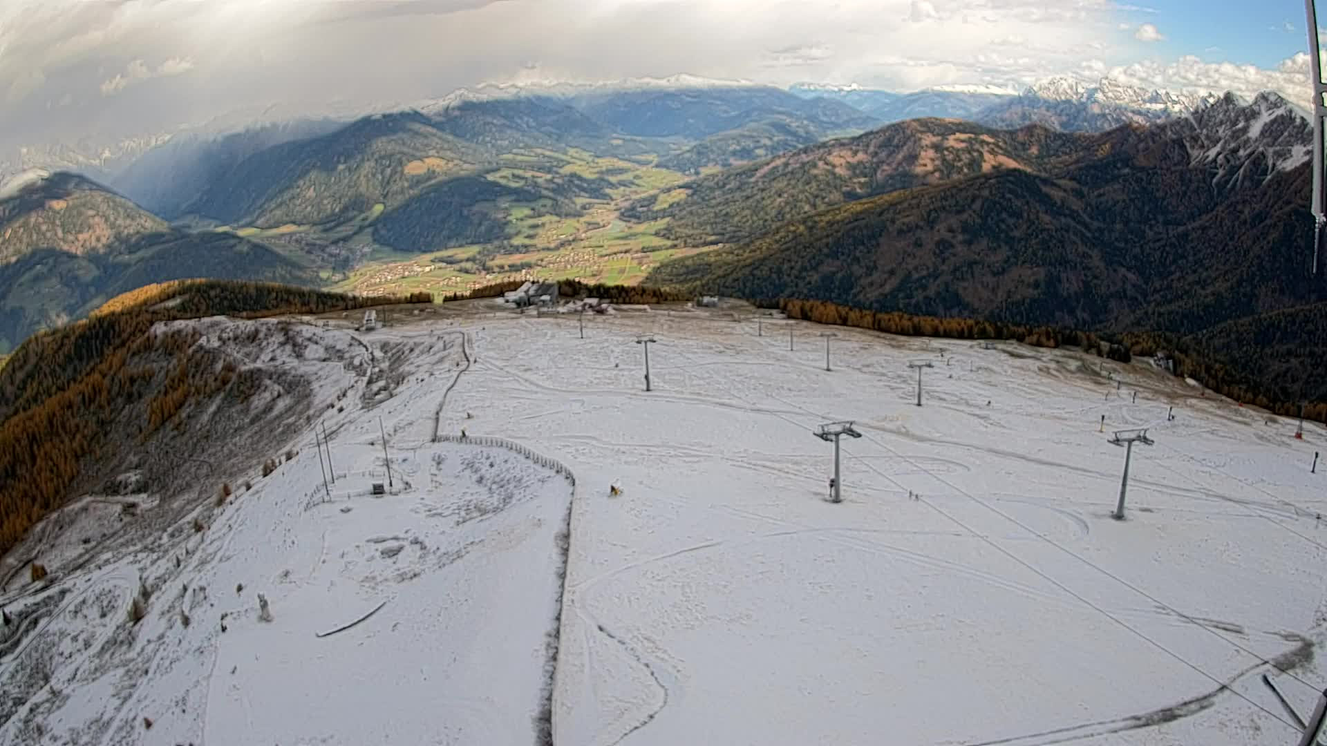Sommet du Kronplatz | vue sur Valdaora – Olang