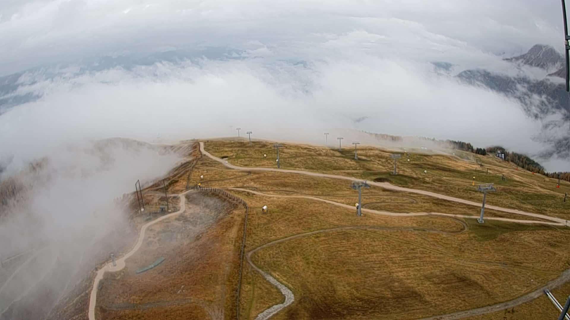 Kronplatz-Gipfel | Blick nach Olang – Valdaora