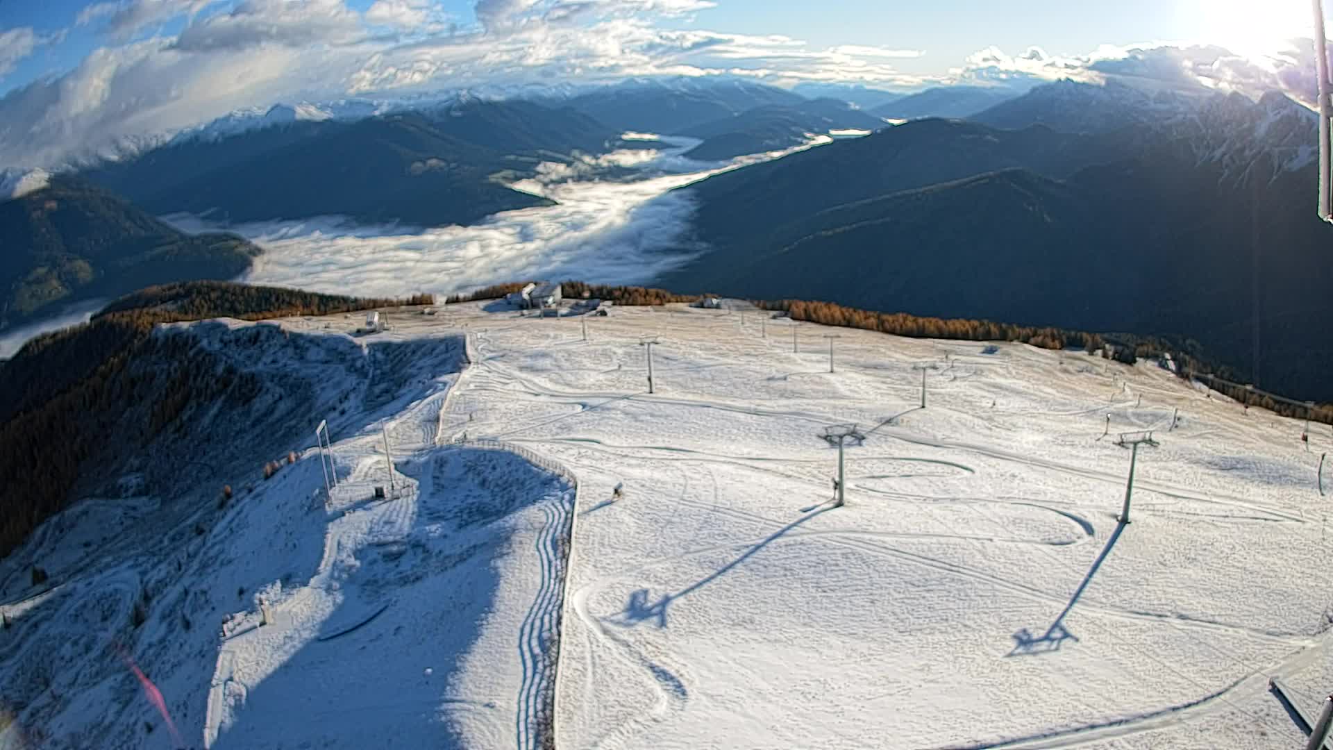 Kronplatz-Gipfel | Blick nach Olang – Valdaora