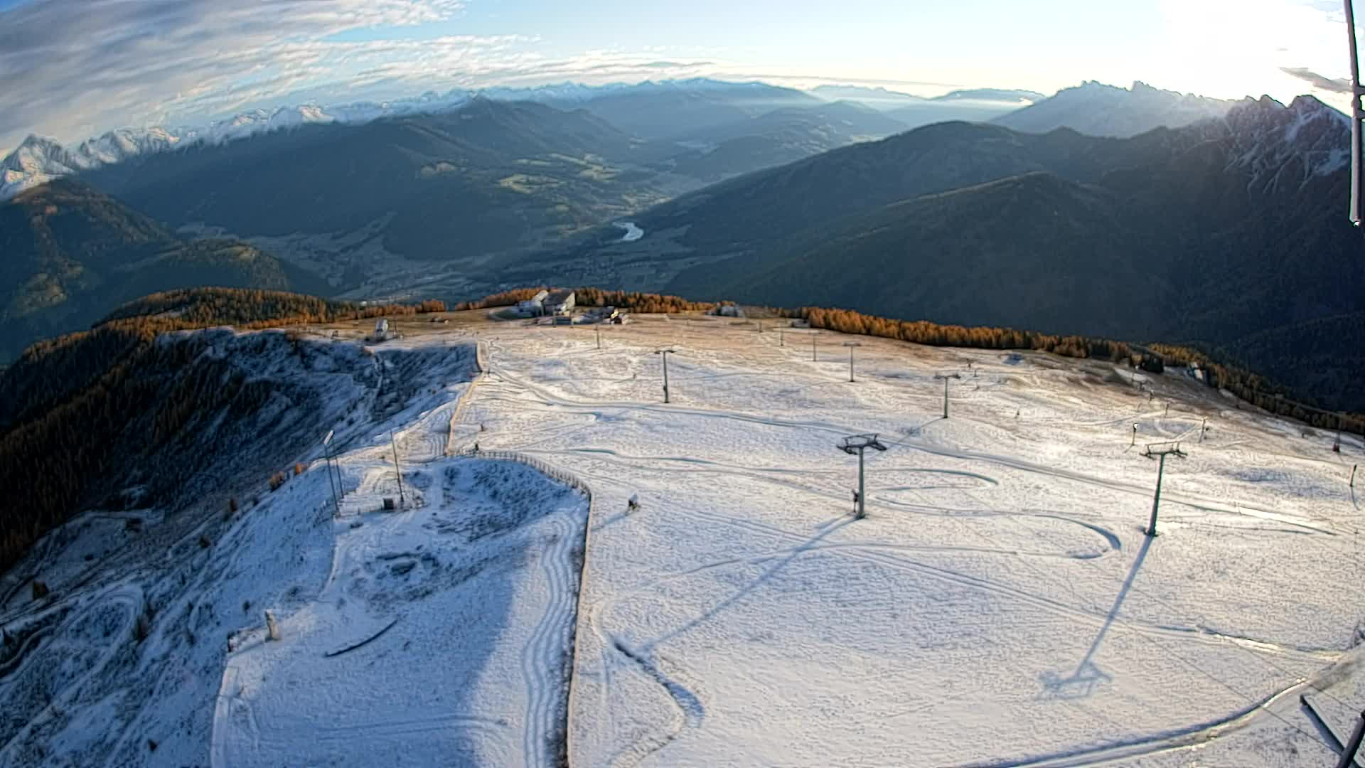Kronplatz-Gipfel | Blick nach Olang – Valdaora