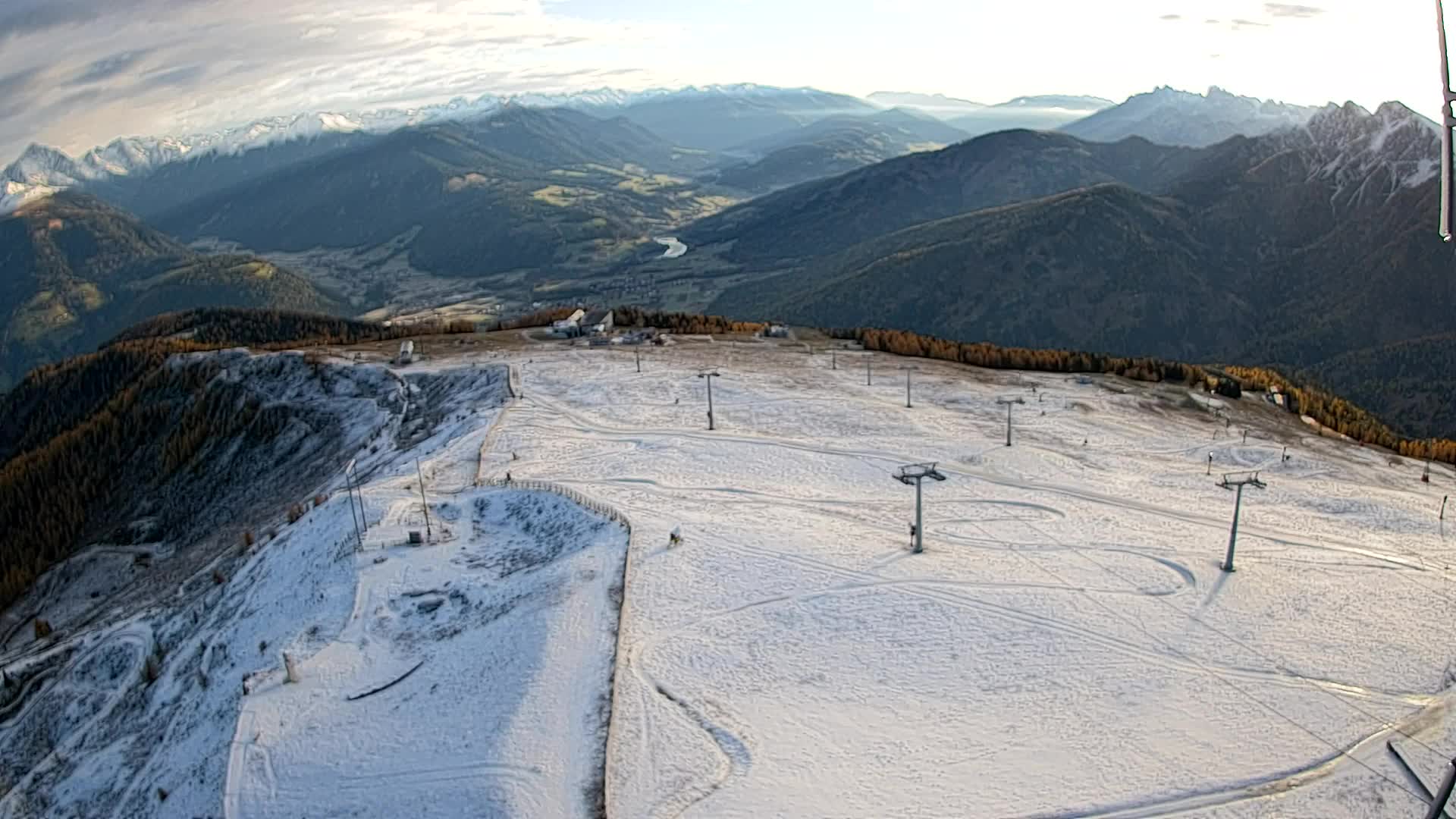 Kronplatz-Gipfel | Blick nach Olang – Valdaora