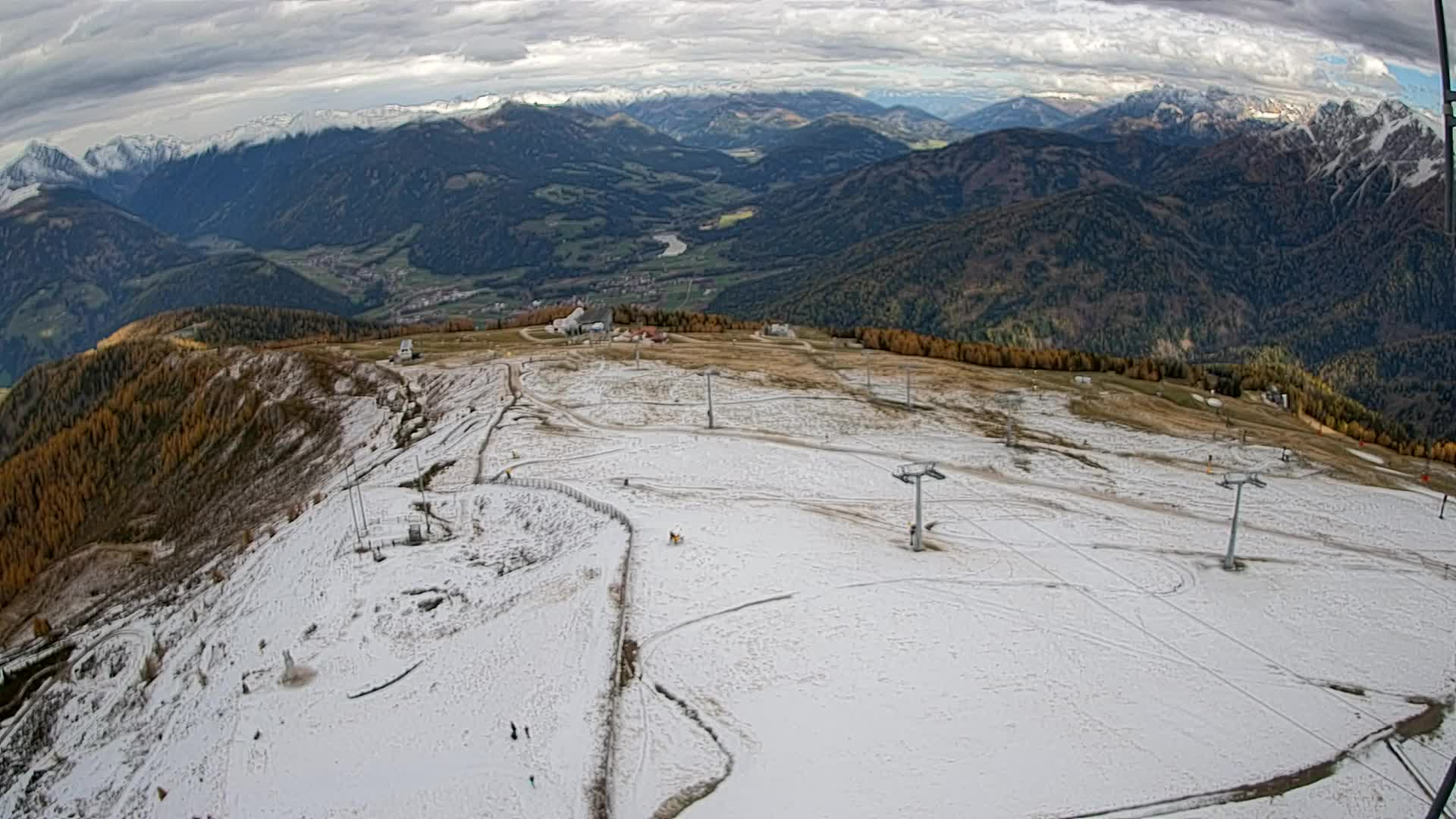 Sommet du Kronplatz | vue sur Valdaora – Olang