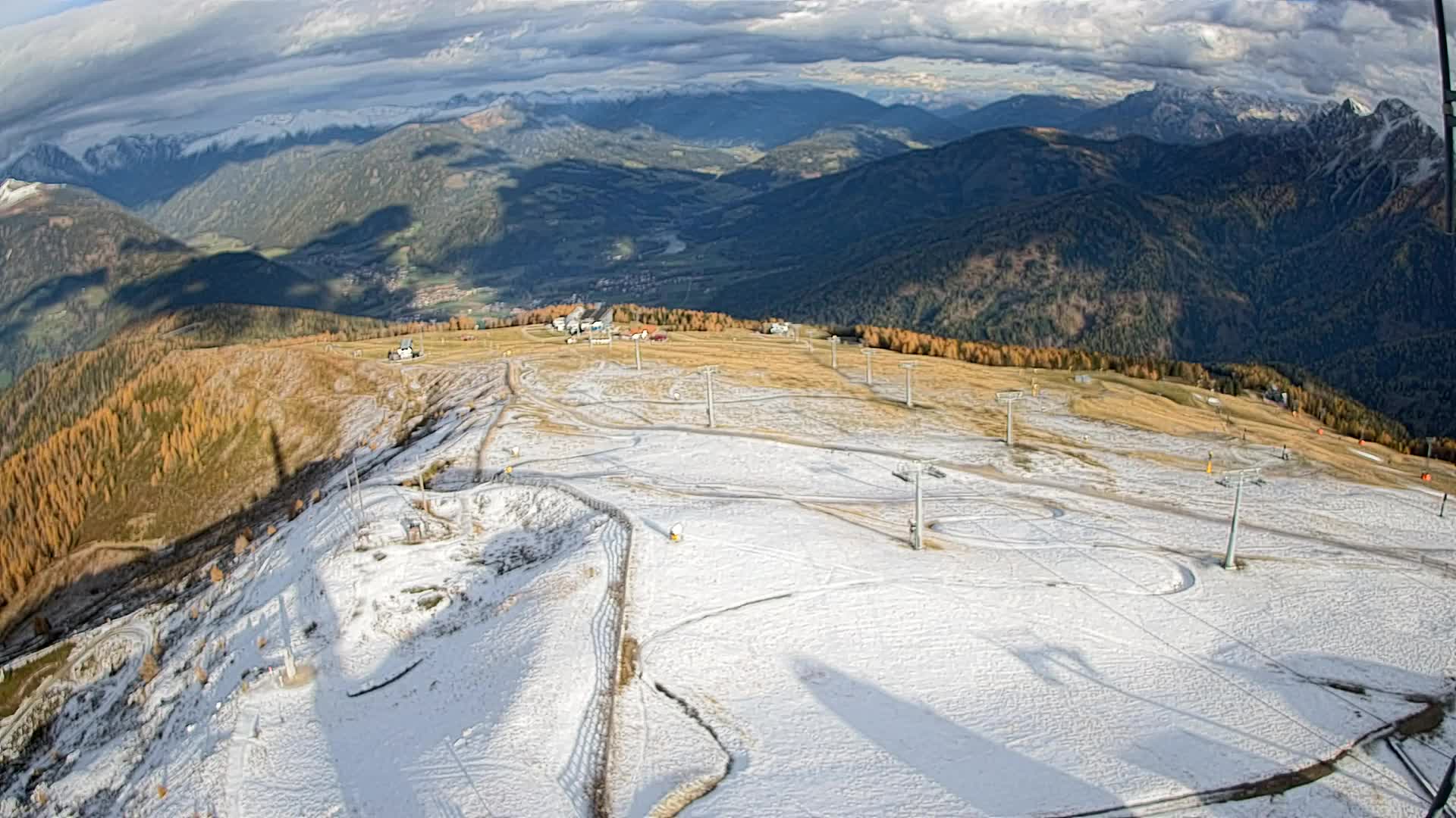 Kronplatz-Gipfel | Blick nach Olang – Valdaora