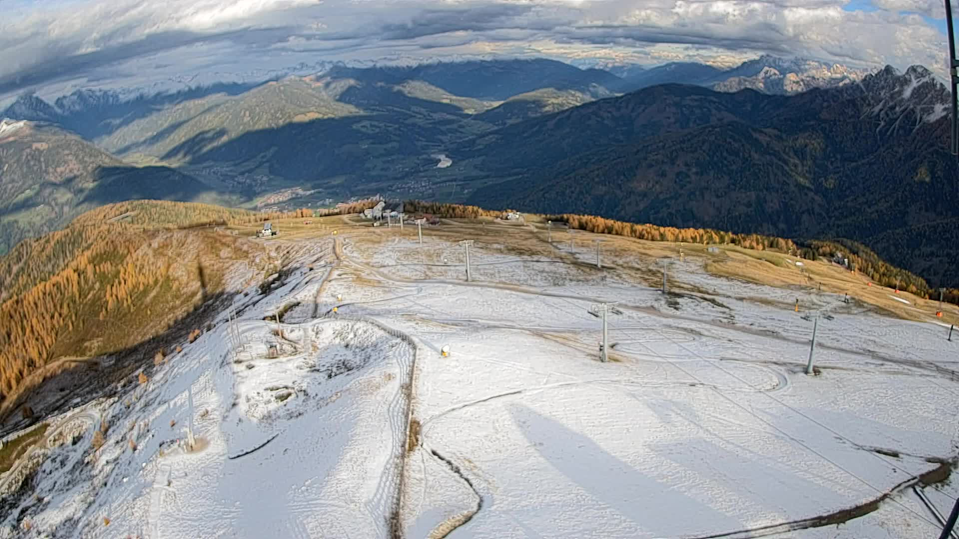 Kronplatz-Gipfel | Blick nach Olang – Valdaora