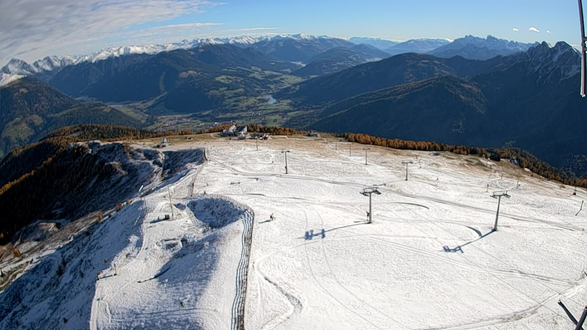 Kronplatz-Gipfel | Blick nach Olang – Valdaora