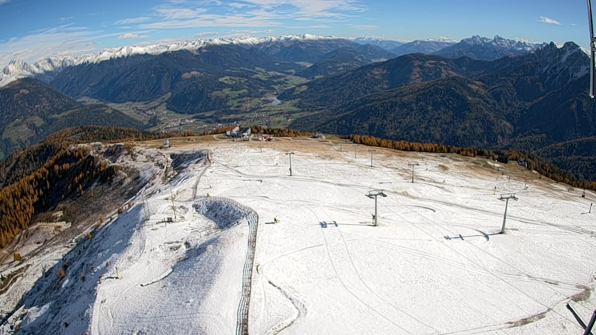 Kronplatz-Gipfel | Blick nach Olang – Valdaora