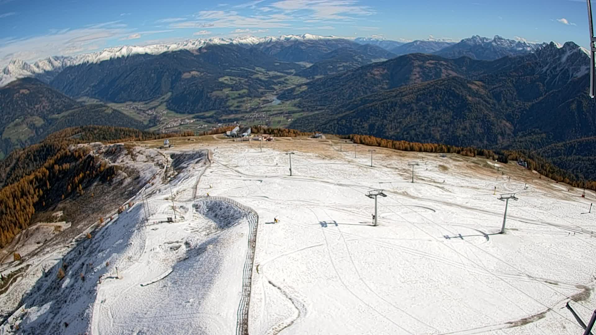 Kronplatz-Gipfel | Blick nach Olang – Valdaora