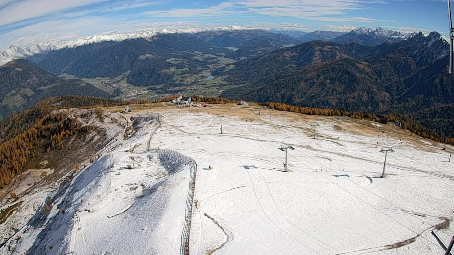 Kronplatz-Gipfel | Blick nach Olang – Valdaora