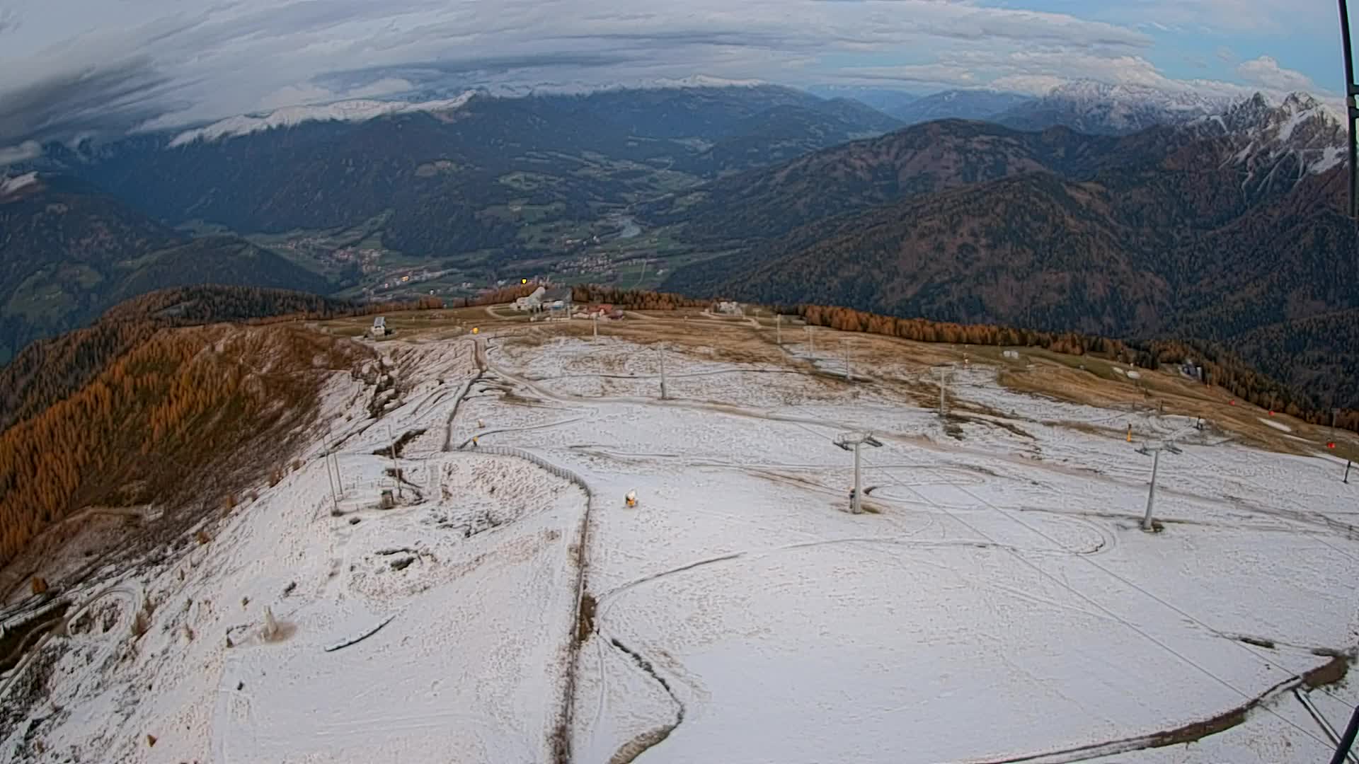Sommet du Kronplatz | vue sur Valdaora – Olang