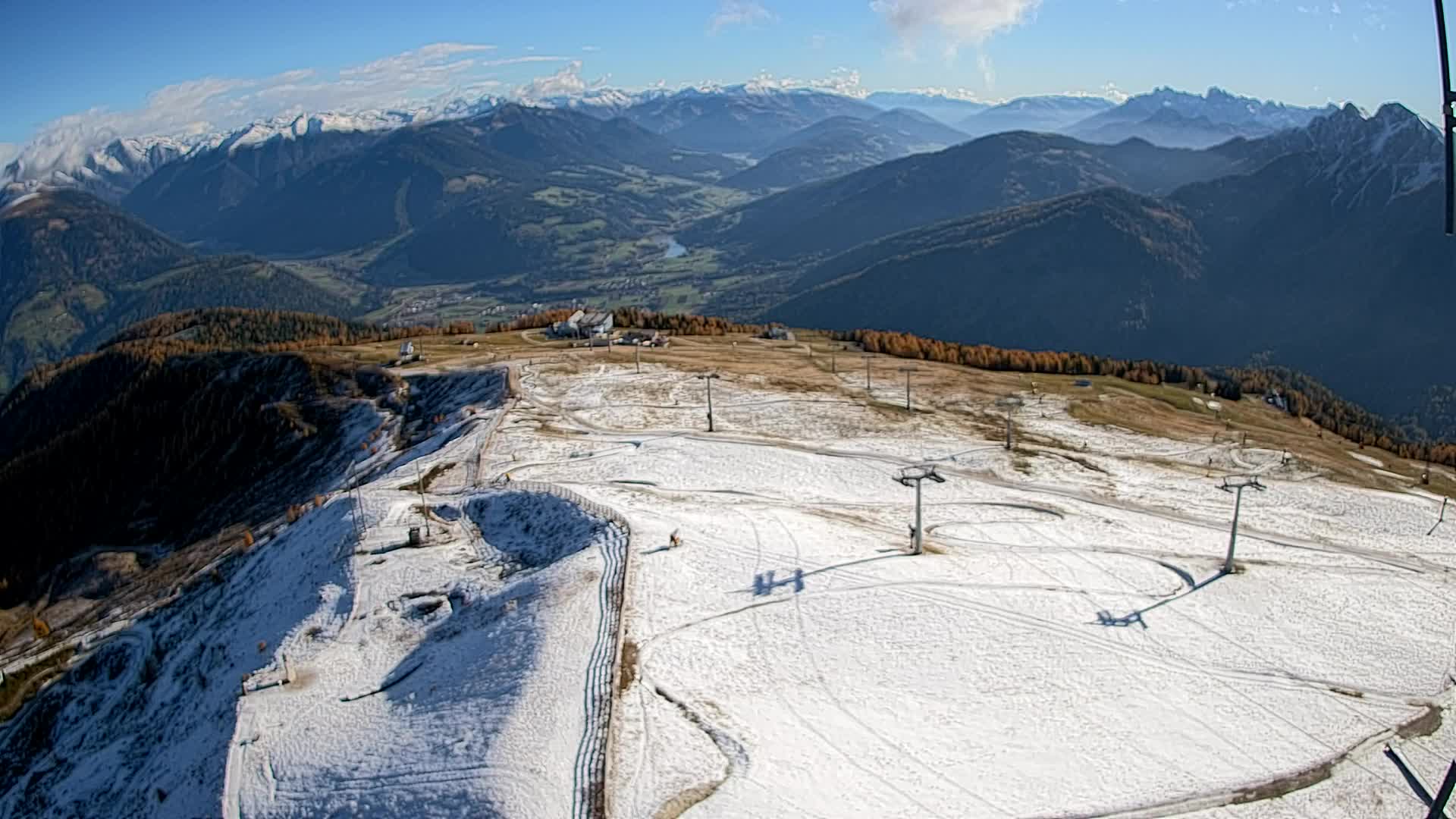 Kronplatz-Gipfel | Blick nach Olang – Valdaora