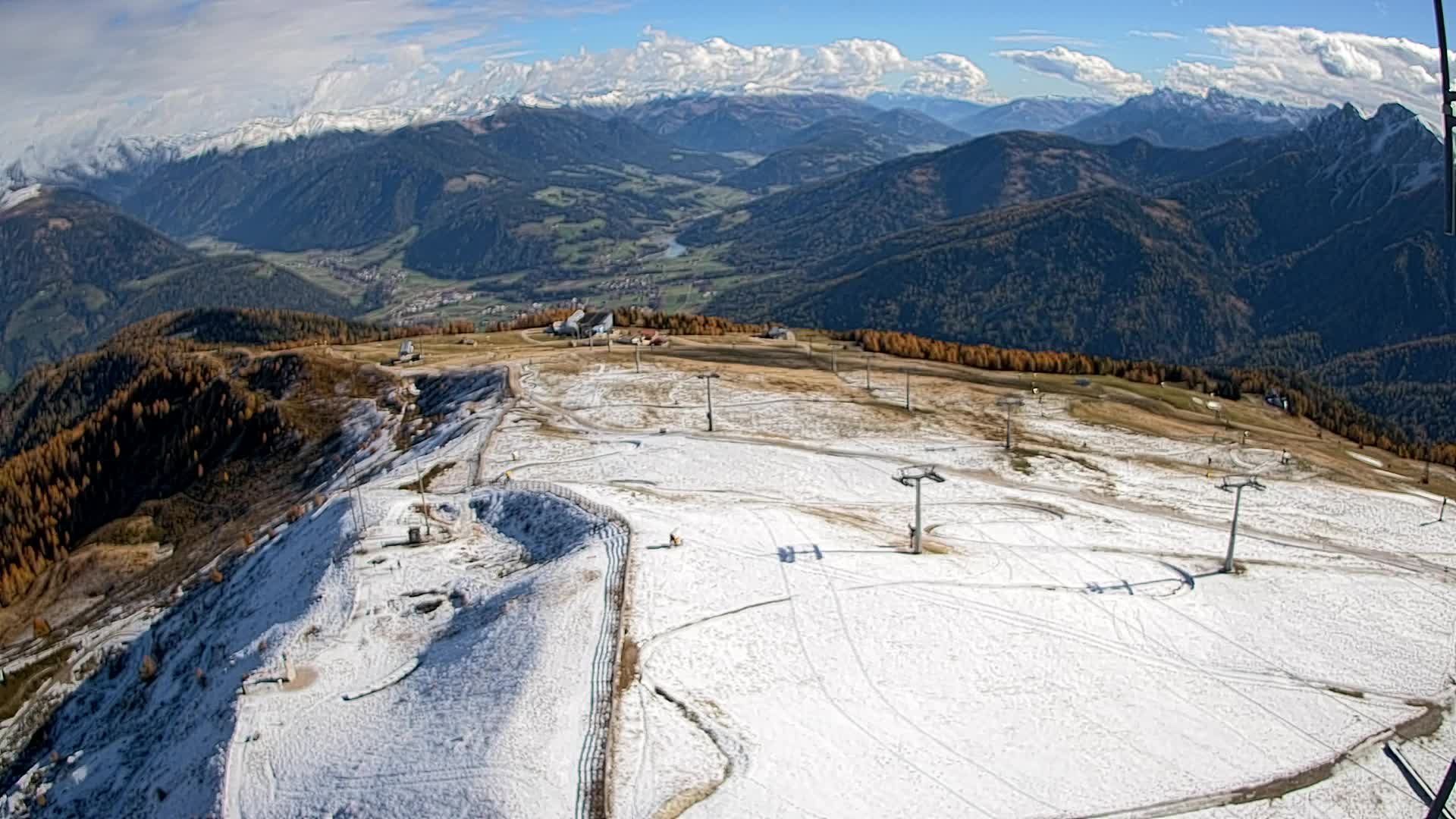 Kronplatz-Gipfel | Blick nach Olang – Valdaora
