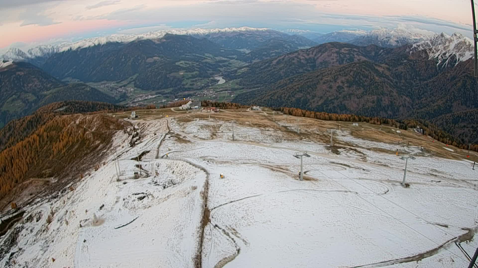 Kronplatz vrh | pogled na Valdaora – Olang