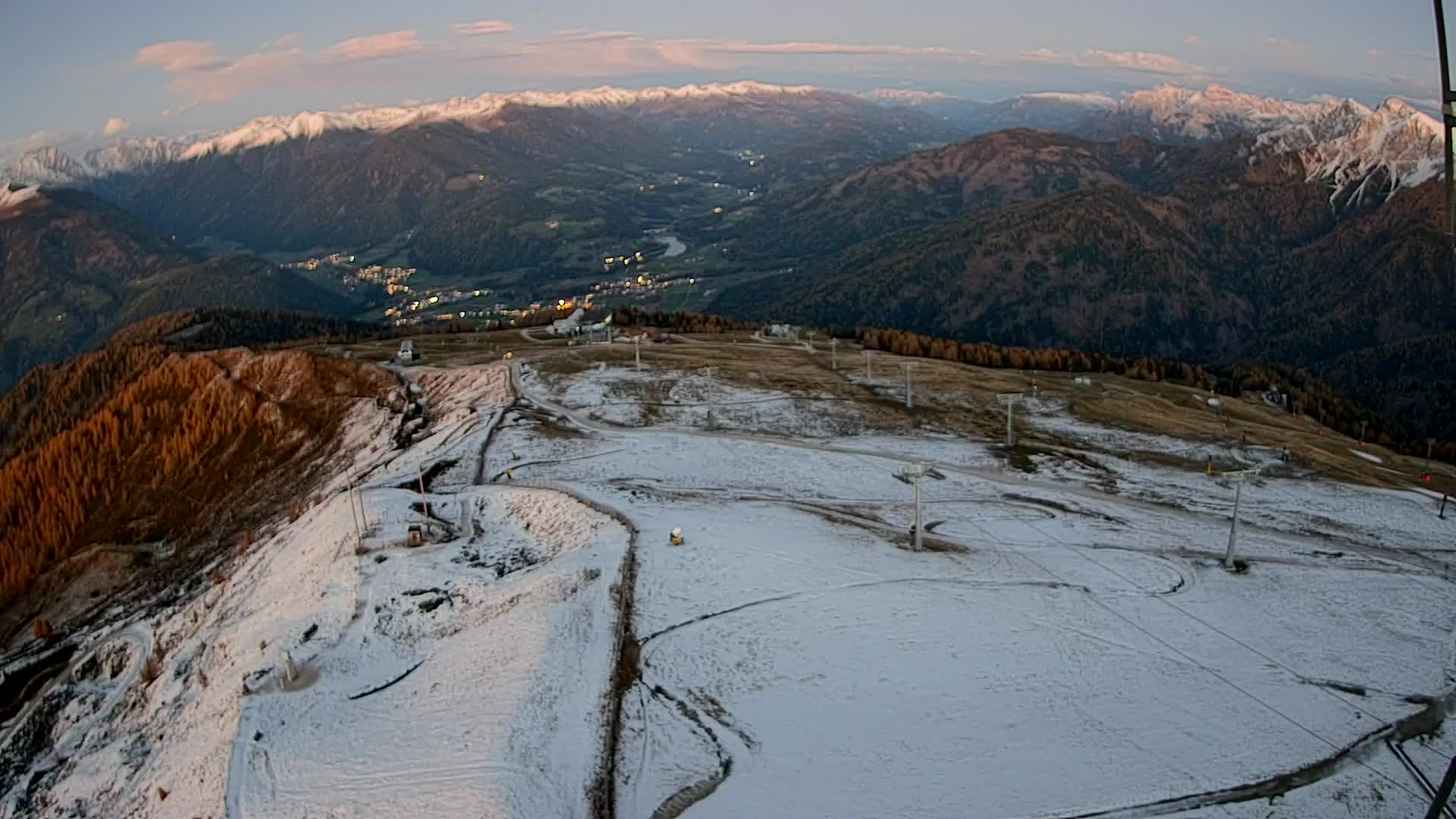 Sommet du Kronplatz | vue sur Valdaora – Olang