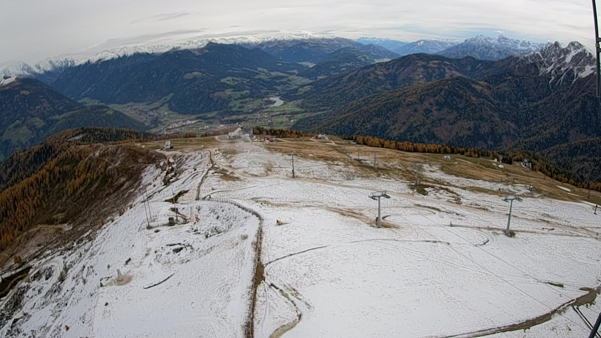 Sommet du Kronplatz | vue sur Valdaora – Olang