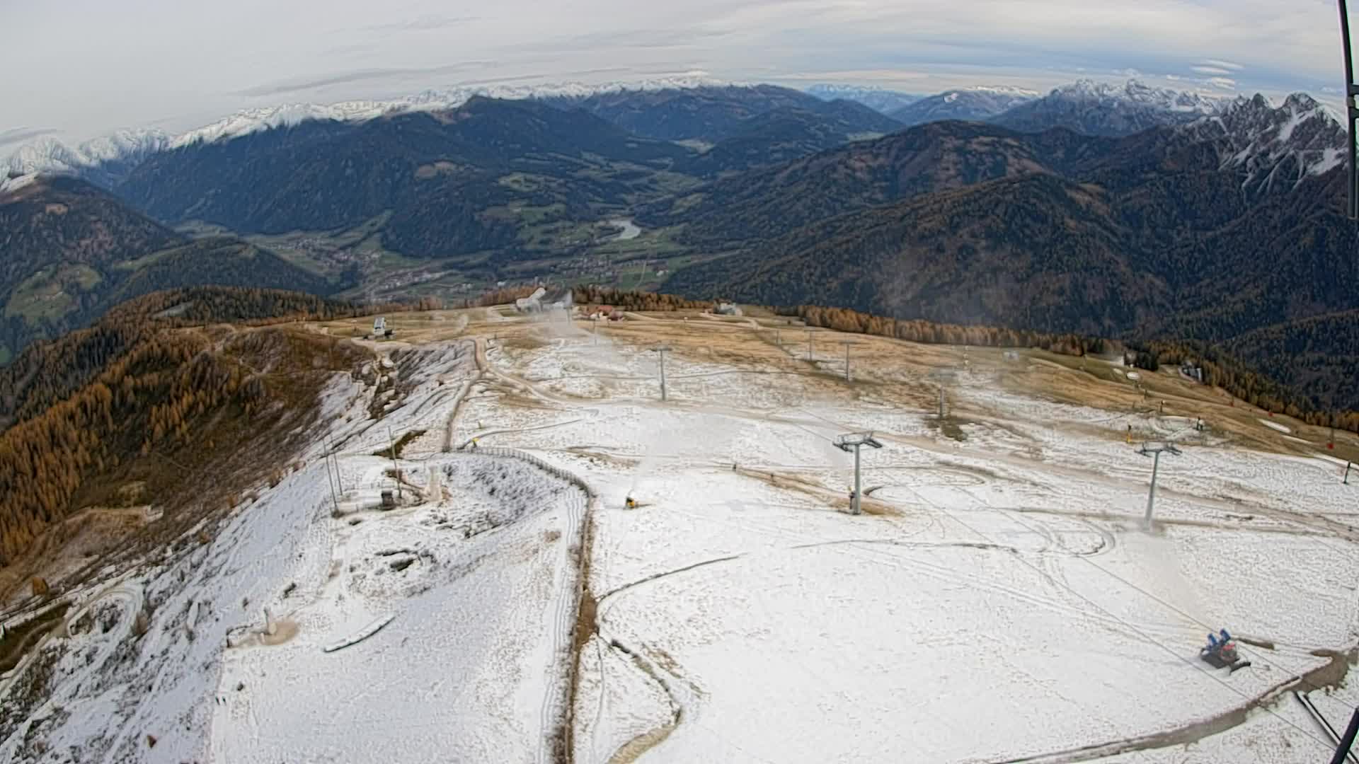 Kronplatz-Gipfel | Blick nach Olang – Valdaora