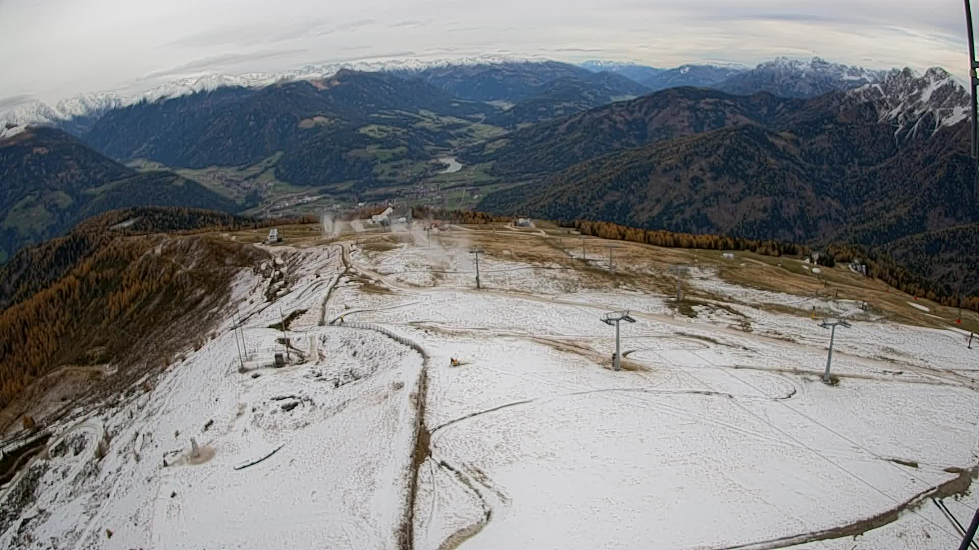 Kronplatz vrh | pogled na Valdaora – Olang