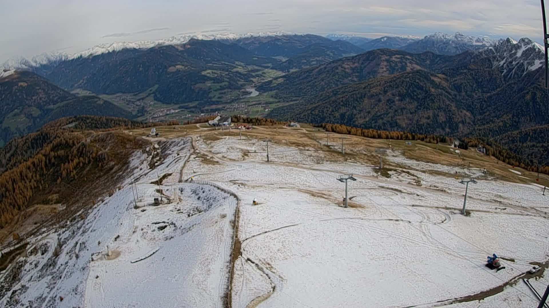 Kronplatz vrh | pogled na Valdaora – Olang