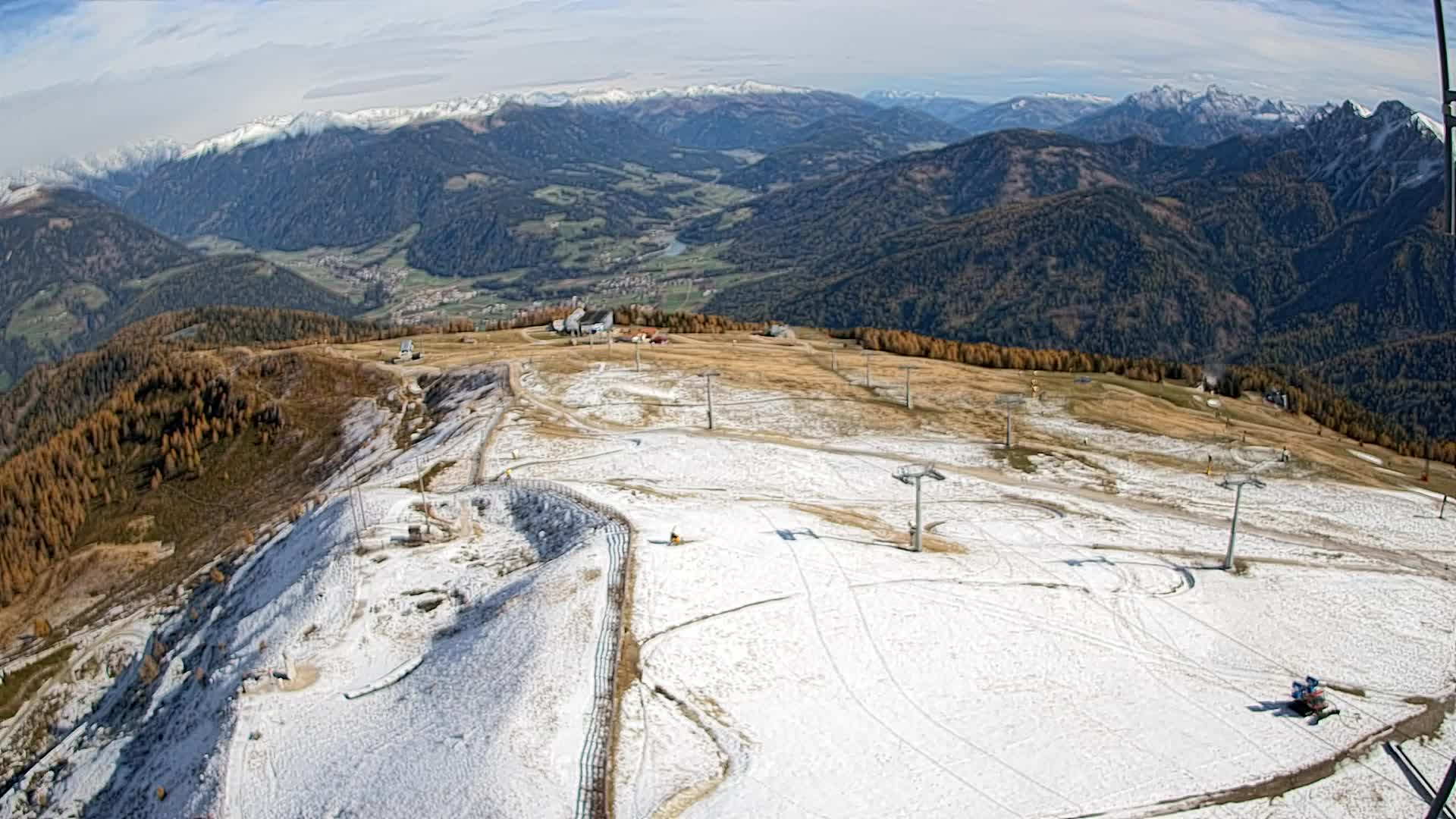 Kronplatz-Gipfel | Blick nach Olang – Valdaora