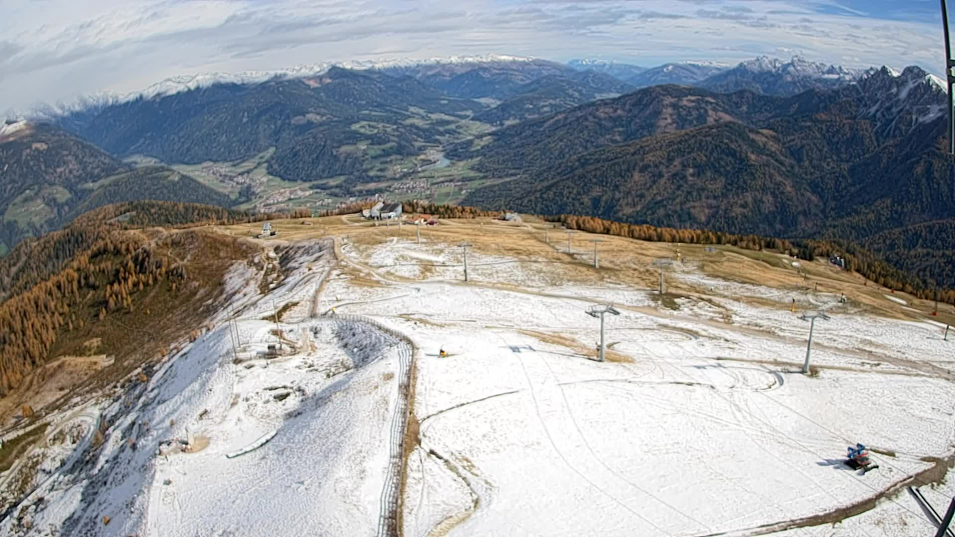 Kronplatz-Gipfel | Blick nach Olang – Valdaora