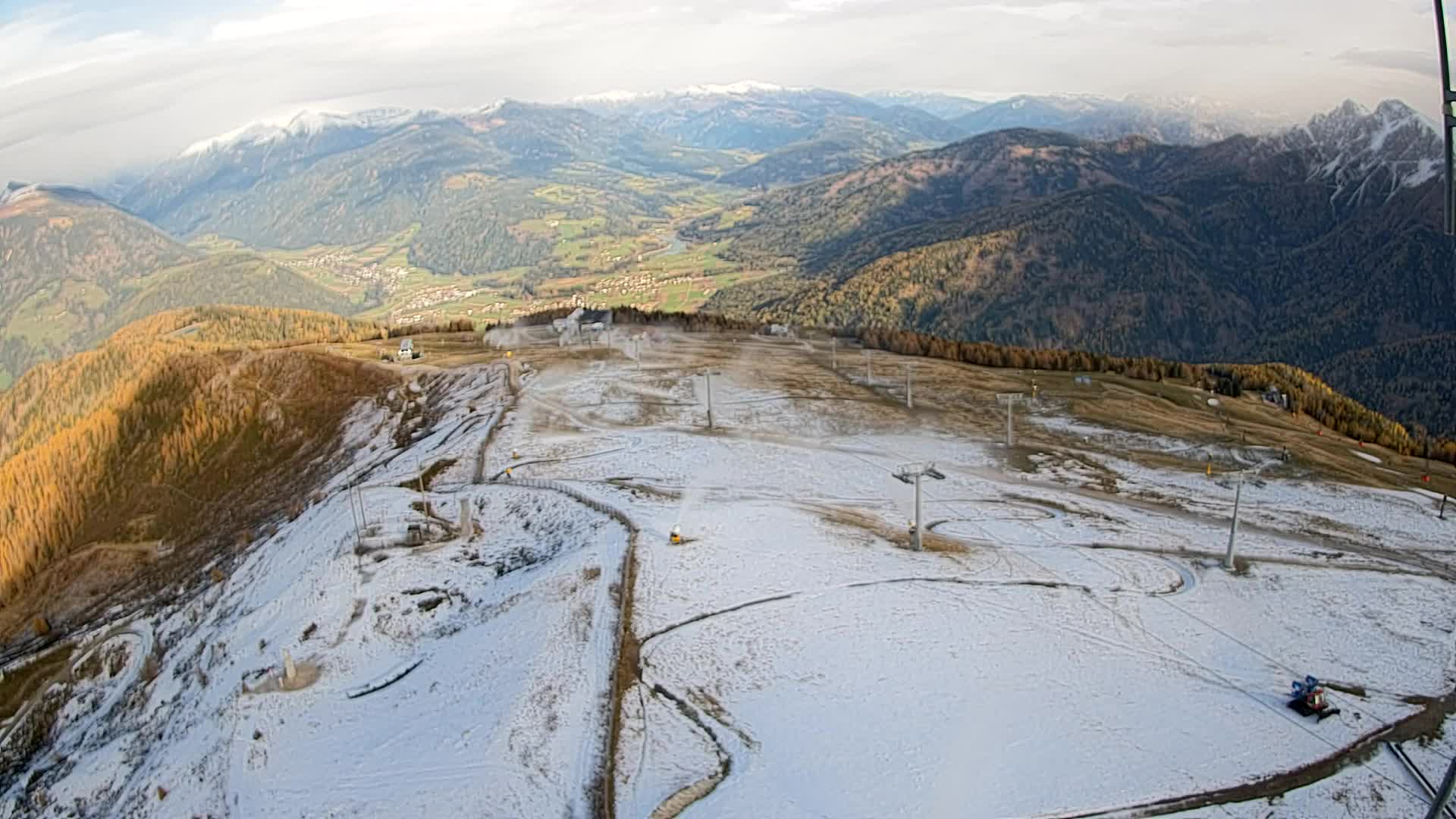 Kronplatz-Gipfel | Blick nach Olang – Valdaora