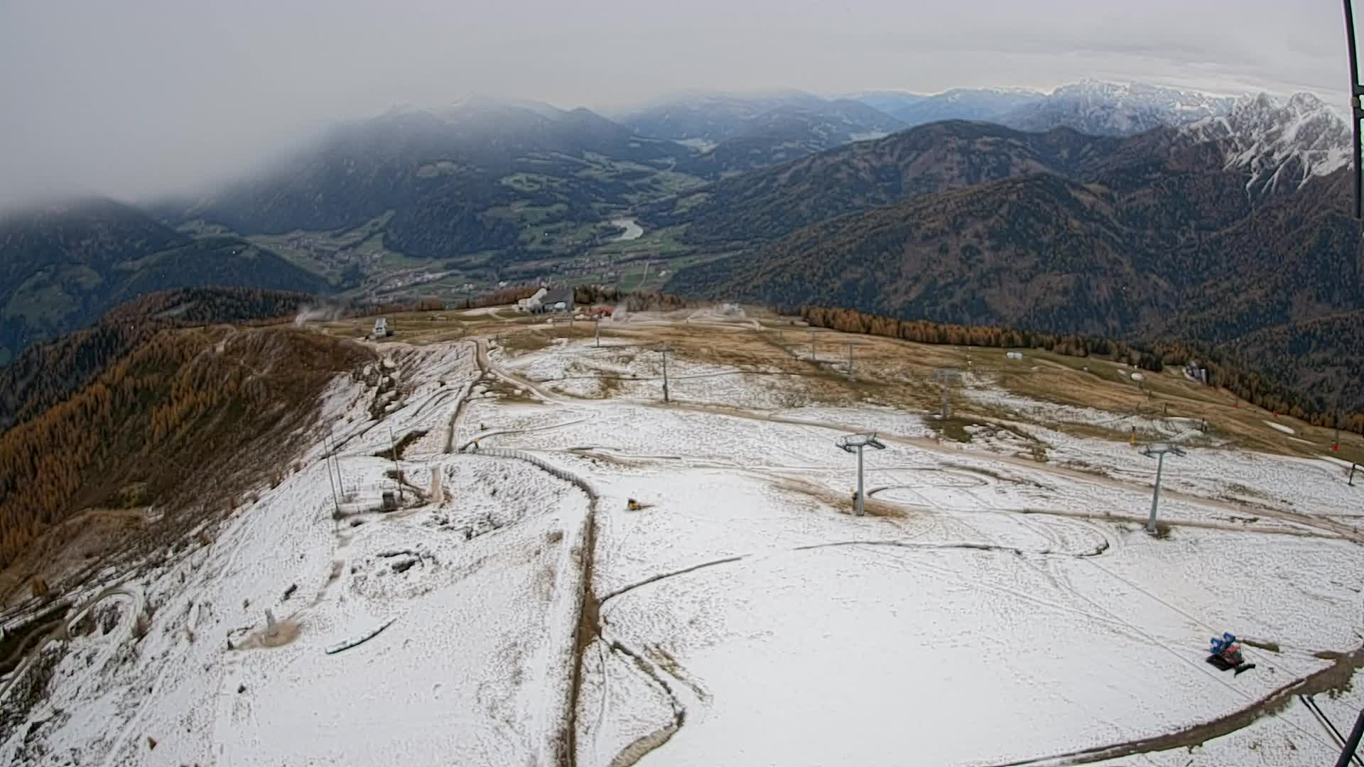 Sommet du Kronplatz | vue sur Valdaora – Olang
