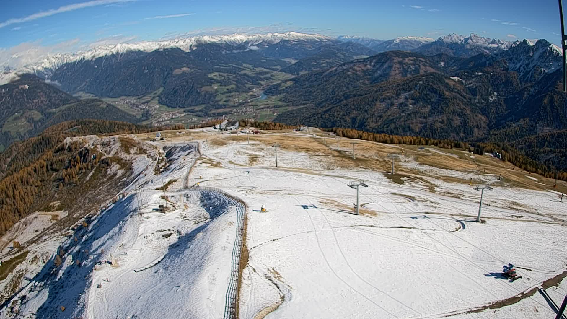 Kronplatz-Gipfel | Blick nach Olang – Valdaora