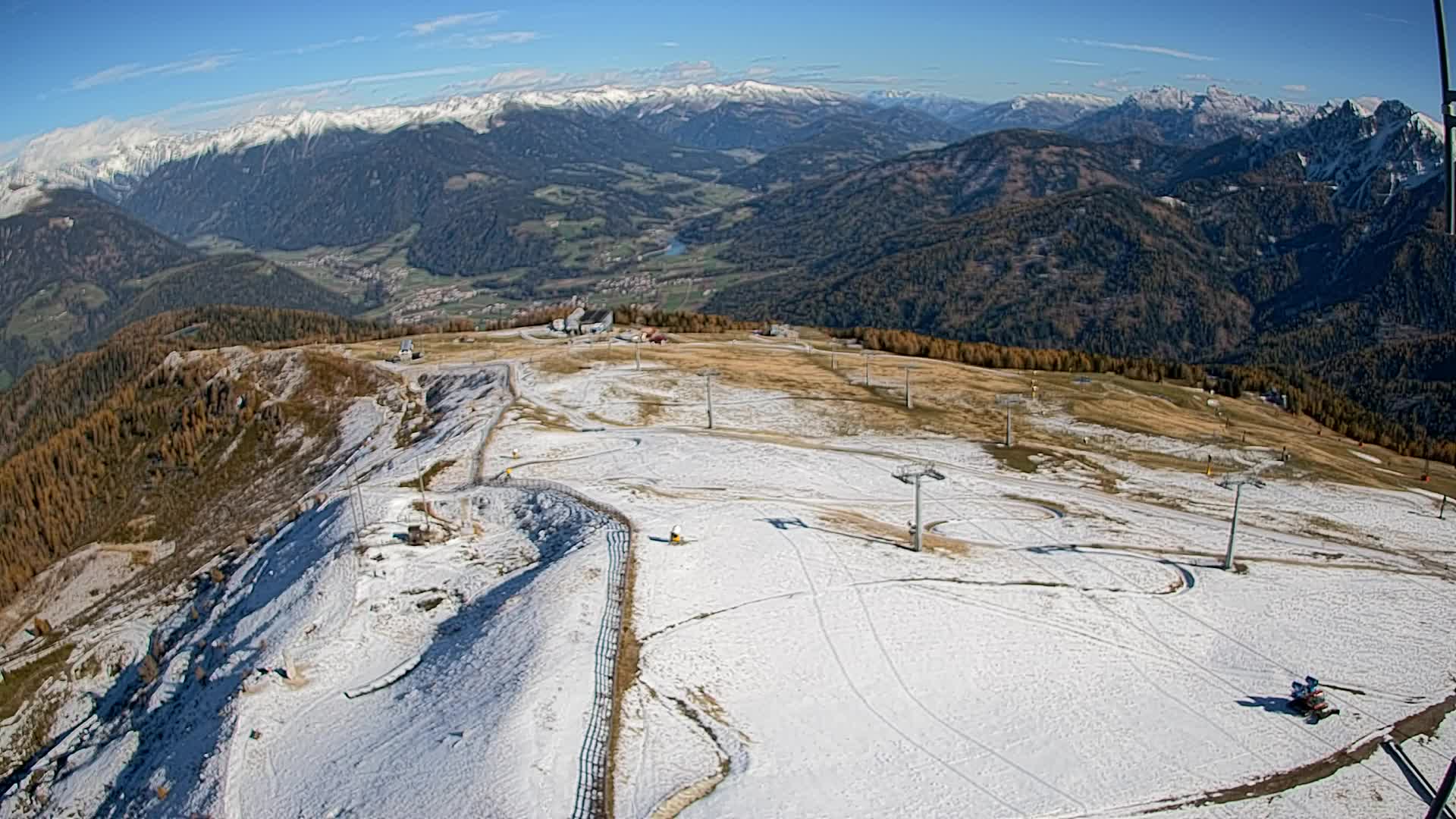 Kronplatz-Gipfel | Blick nach Olang – Valdaora