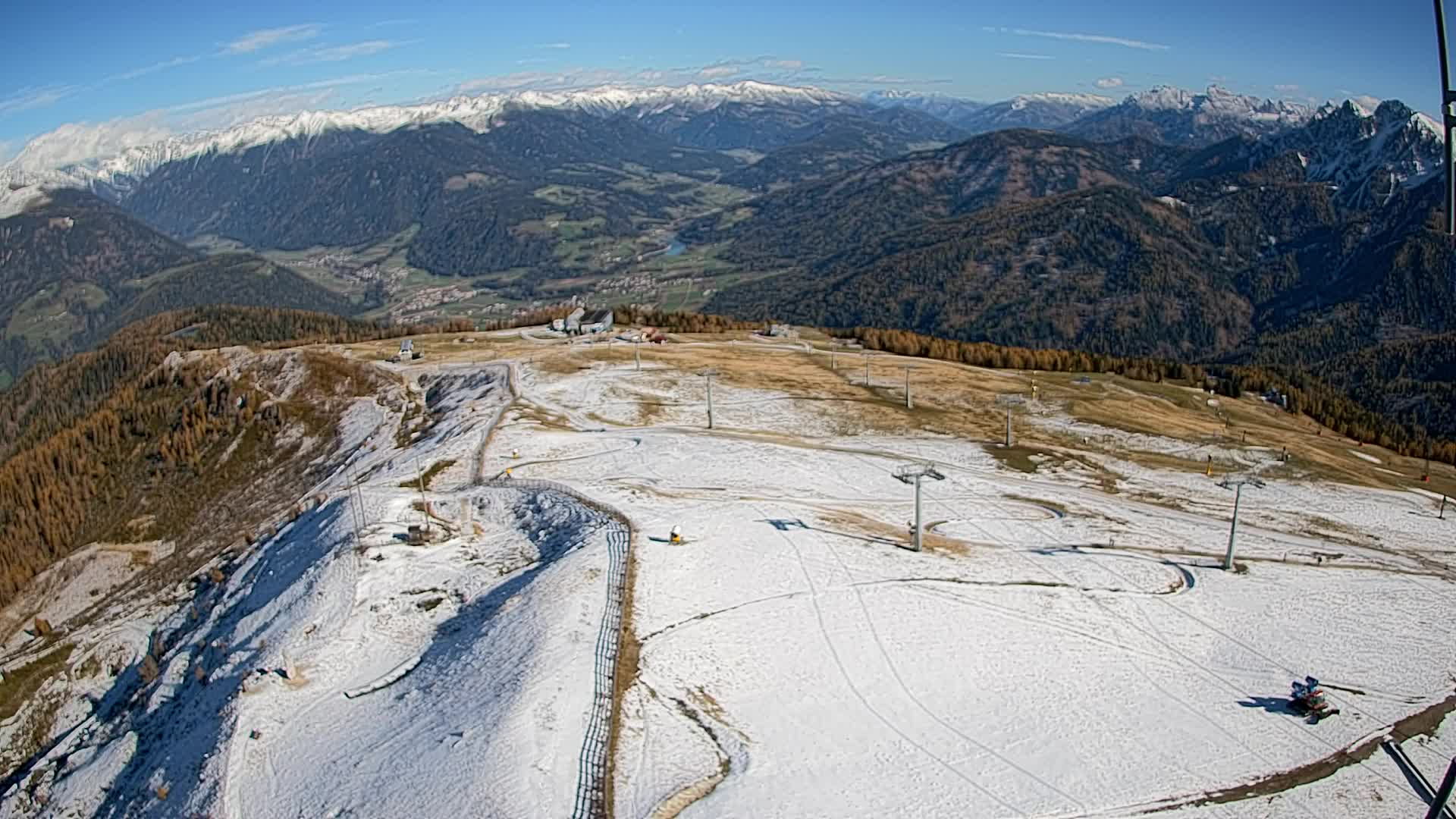 Kronplatz-Gipfel | Blick nach Olang – Valdaora