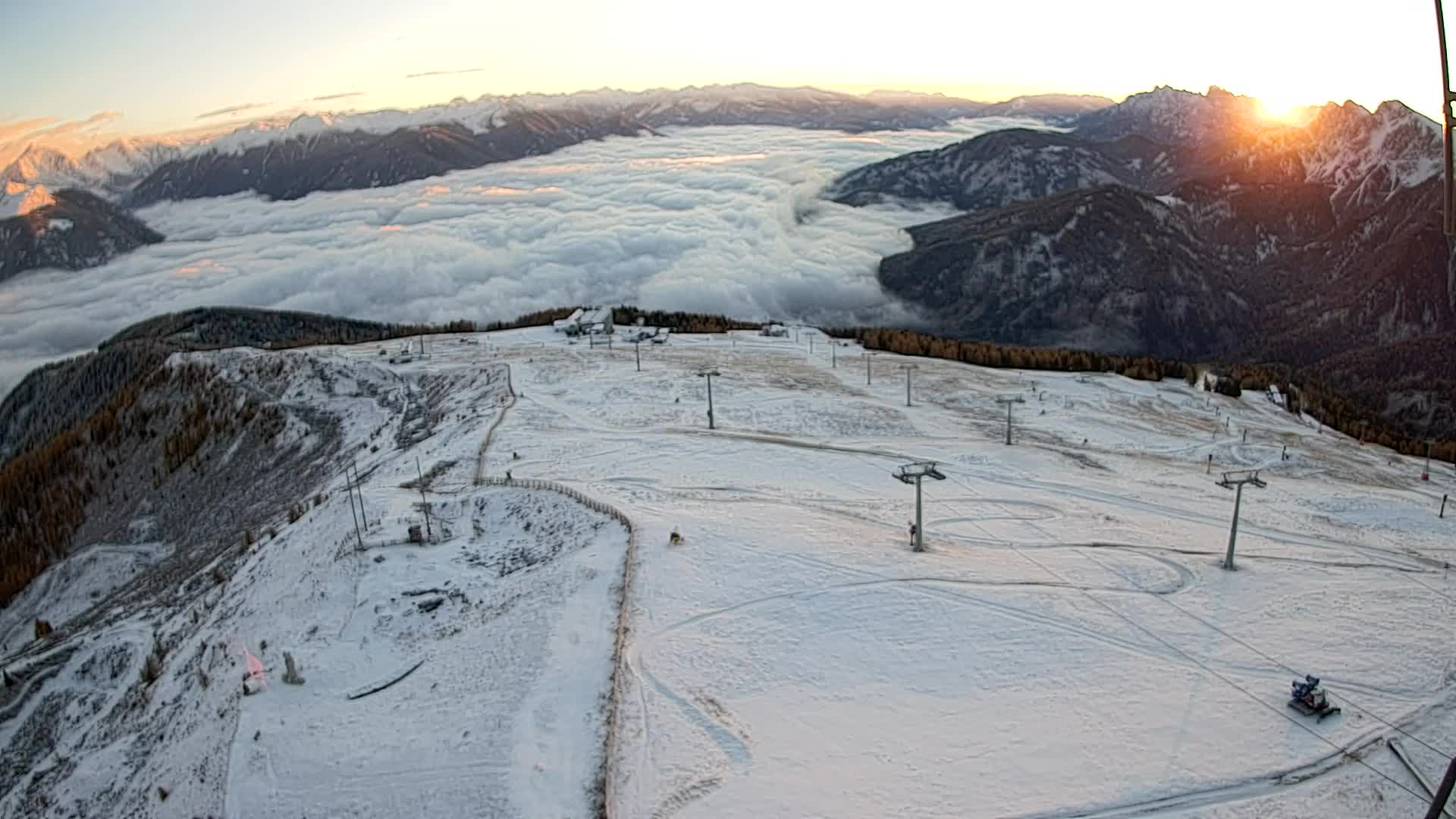 Sommet du Kronplatz | vue sur Valdaora – Olang