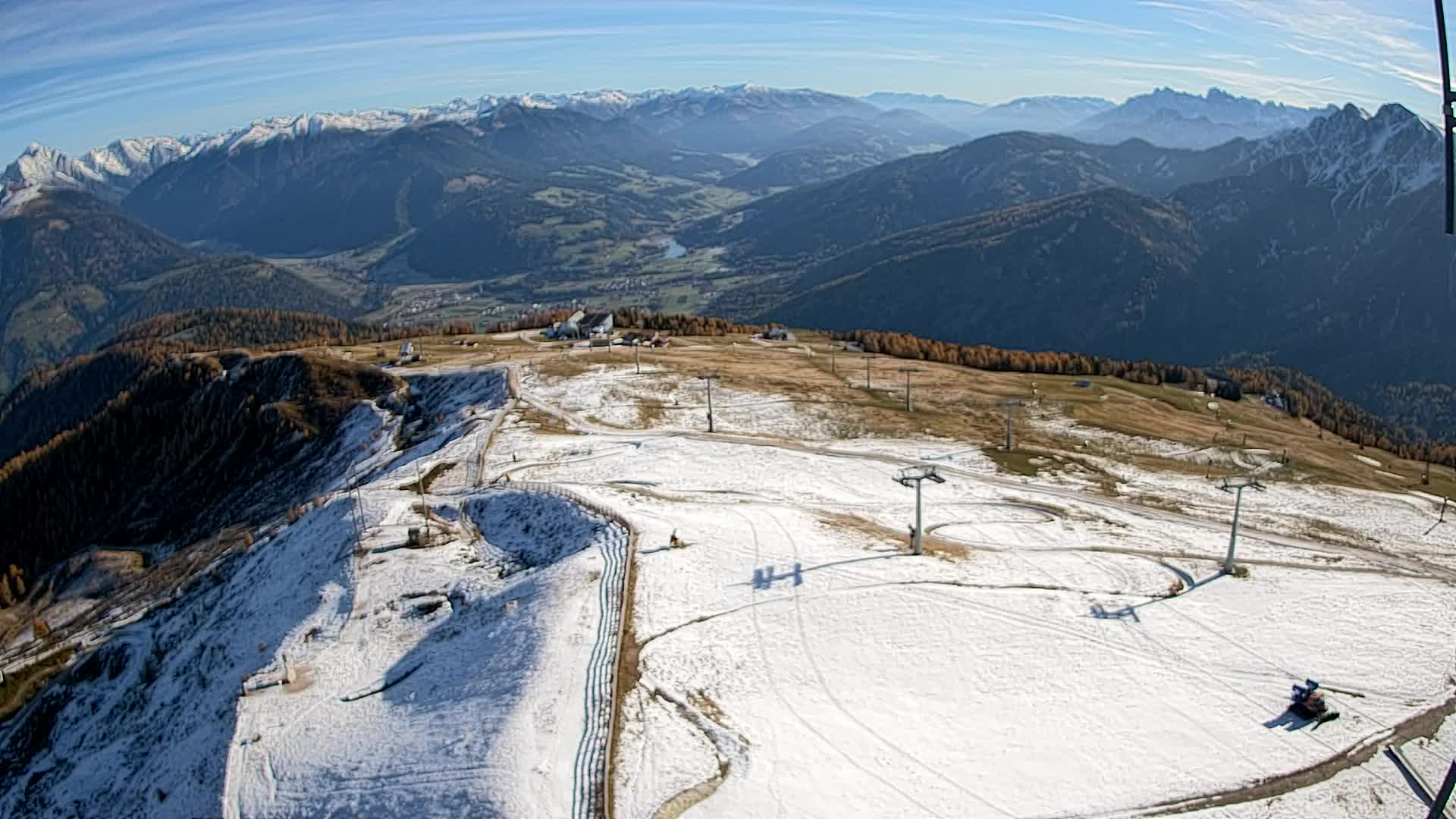 Kronplatz-Gipfel | Blick nach Olang – Valdaora