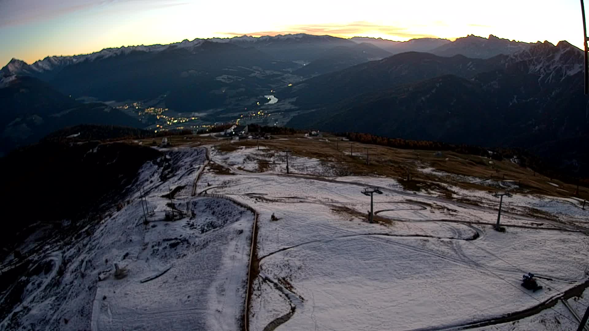 Kronplatz-Gipfel | Blick nach Olang – Valdaora